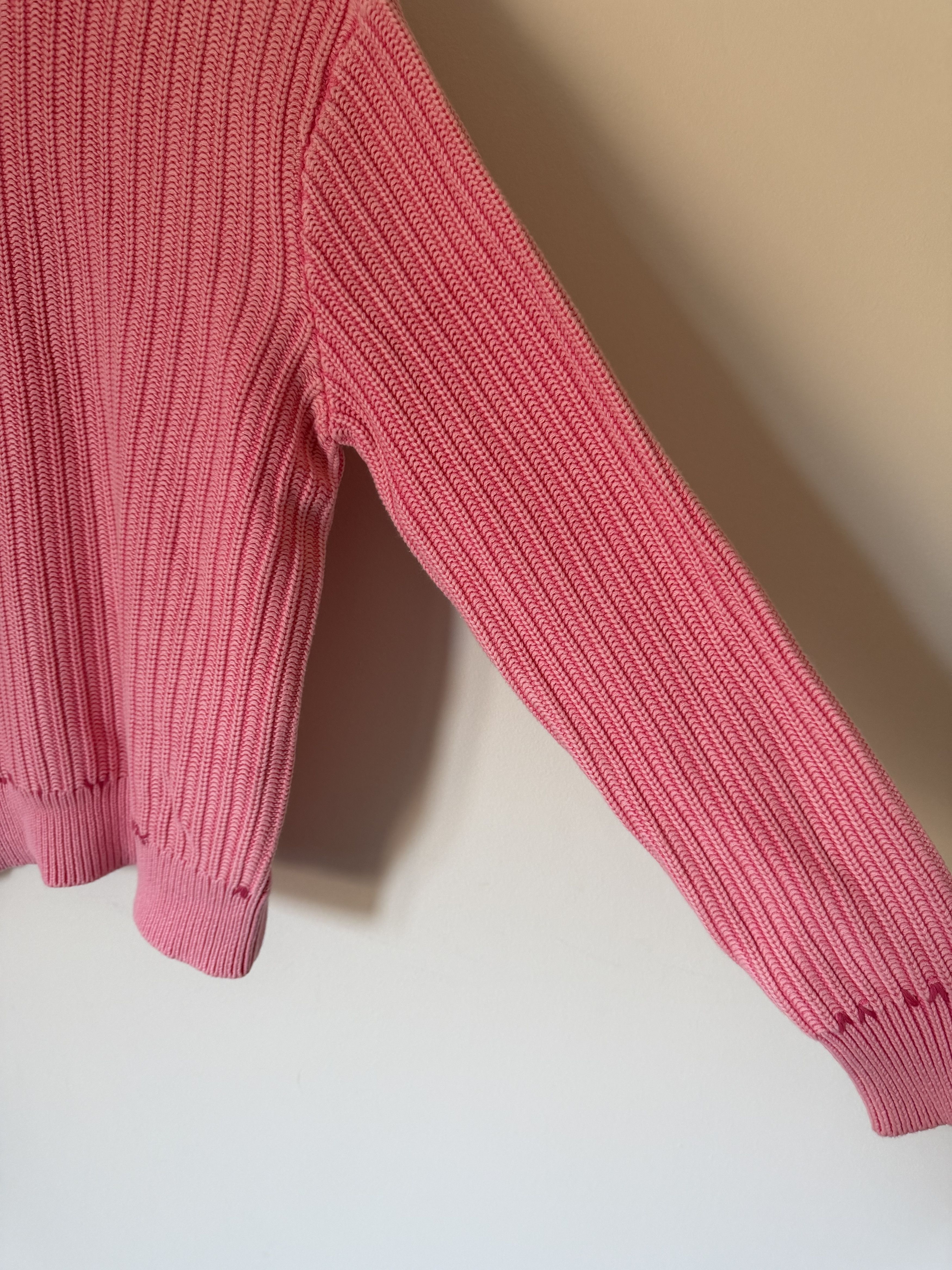 Madhappy Madhappy Mended Pigment Dyed Sweater in Pink Size US M / EU 48-50 / 2 - 4 Thumbnail