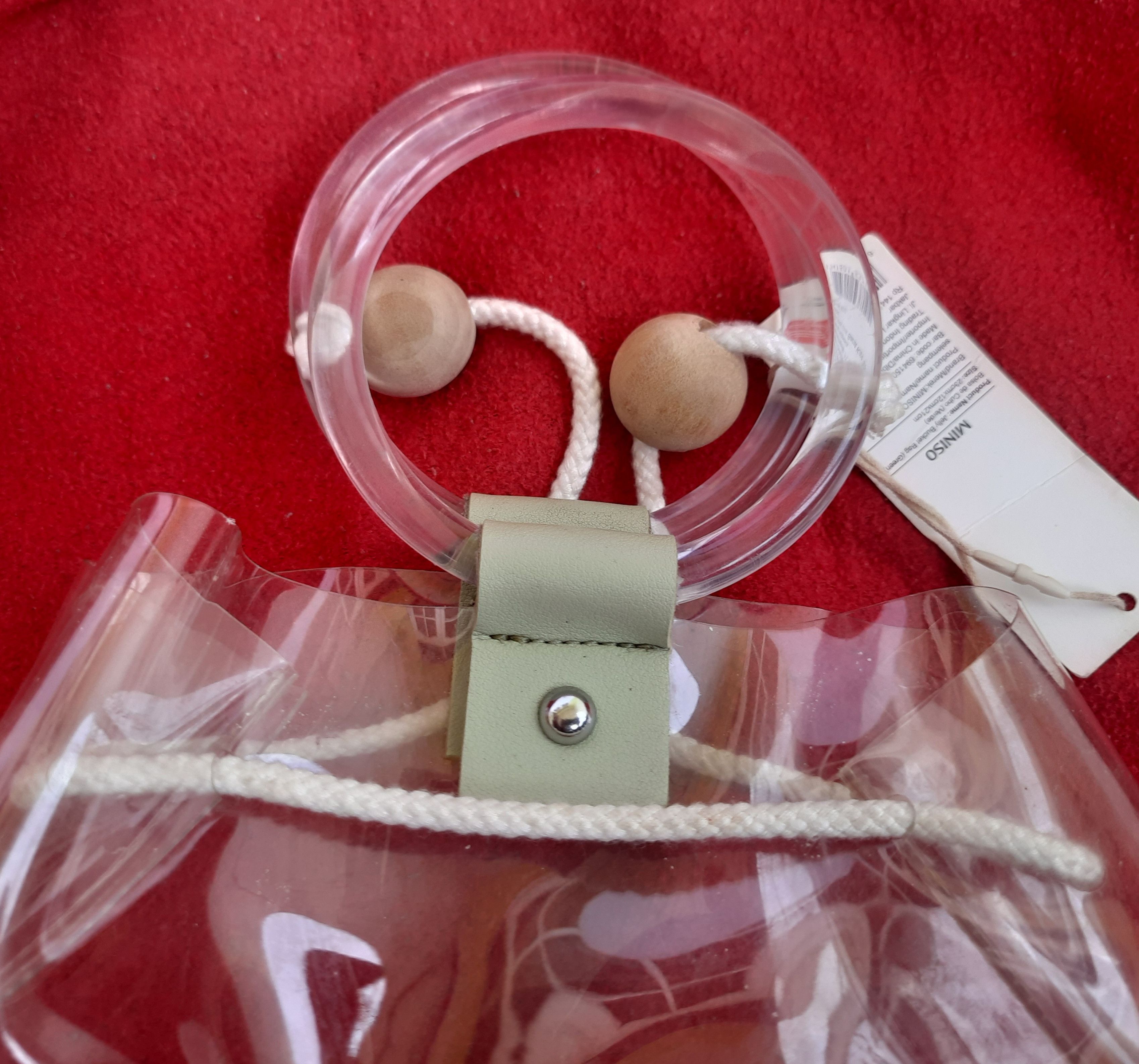 Japanese Brand Y2K Minisolife Transparent Handle bag Grunge Size ONE SIZE - 8 Thumbnail