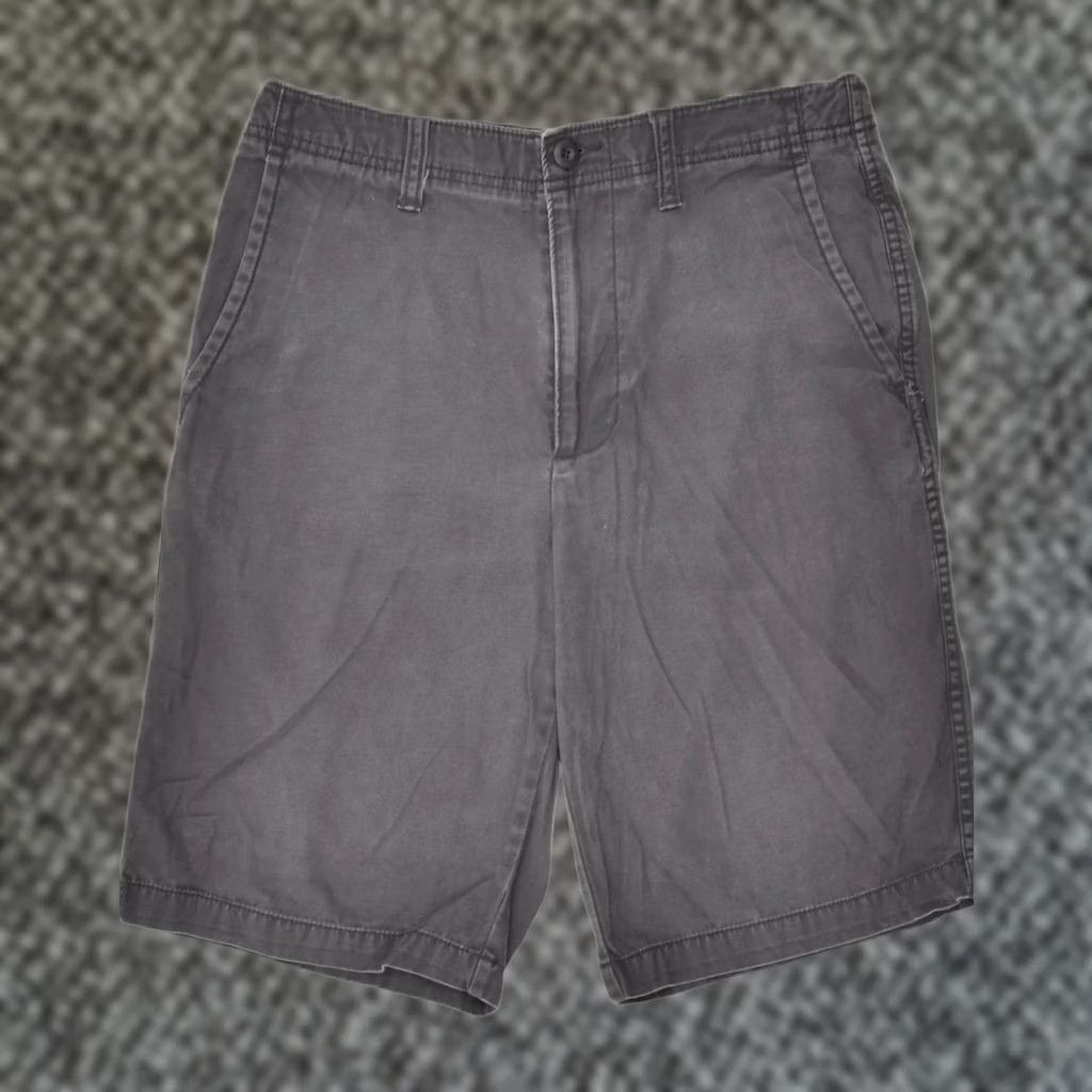 Old Navy VINTAGE OLD NAVY Grey Chino Shorts W30 Medium Cotton AD40 Womens Summer Casual 30 32 Mid Size 30" / US 8 / IT 44 - 1 Thumbnail