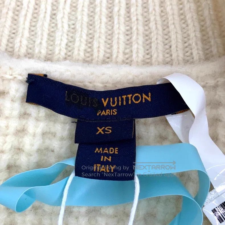 Louis Vuitton Louis Vuitton Beige Badge Wool Crew Neck Long Sleeve Sweat Size XS / US 0-2 / IT 36-38 - 6 Thumbnail