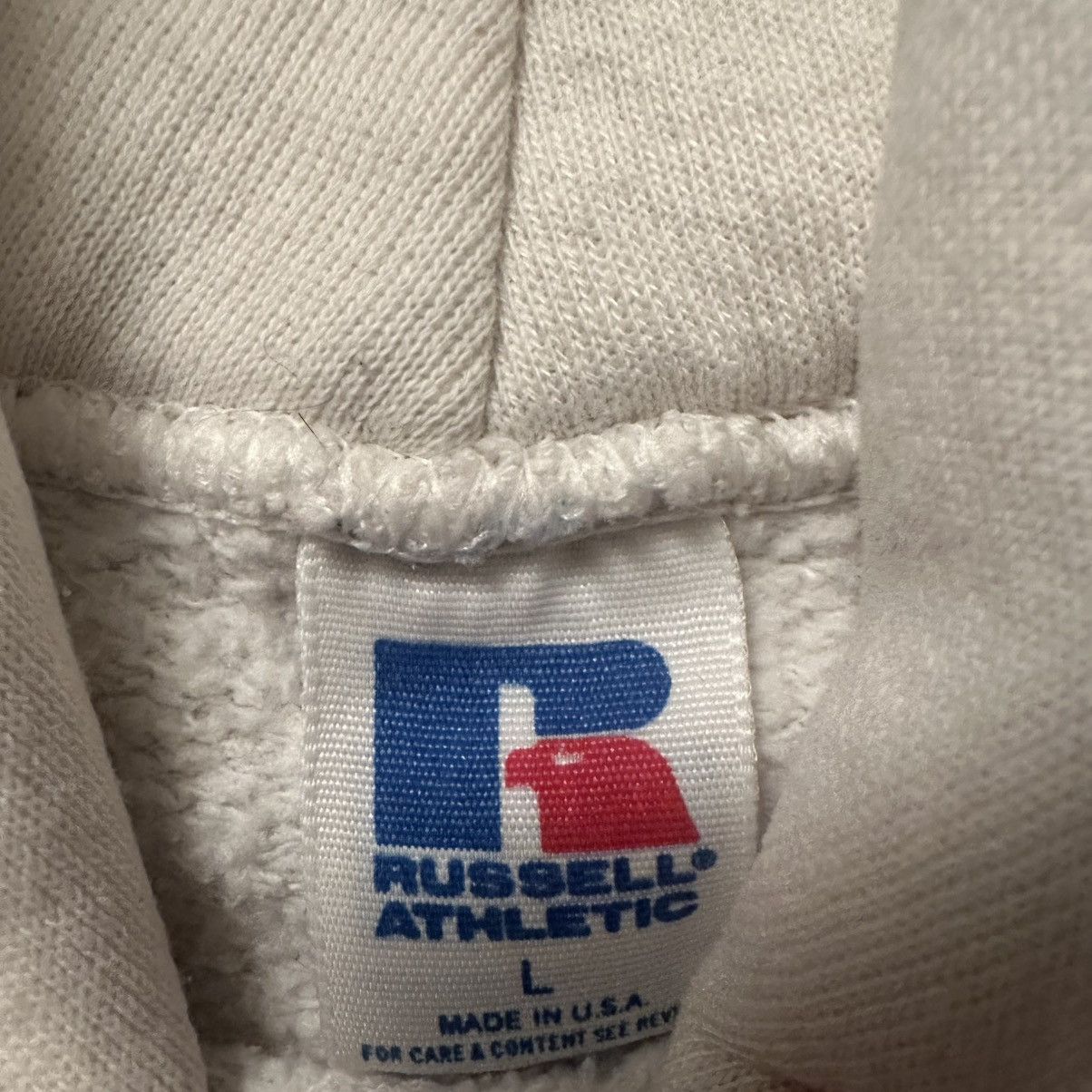 NCAA × Russell Athletic × Vintage Vintage 80s Indiana University Russell Athletic Hoodie Size US L / EU 52-54 / 3 - 3 Thumbnail
