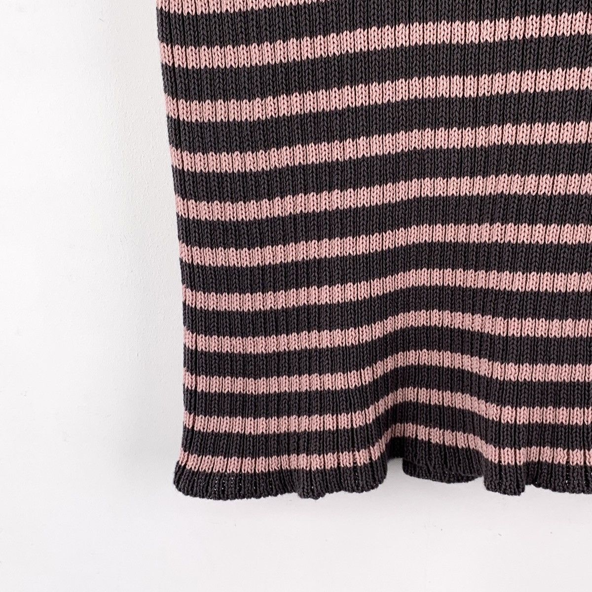 Dior Dior Stripe Intarsia Letter Short Sleeve Knit Top K26WX Size S / US 4 / IT 40 - 5 Thumbnail
