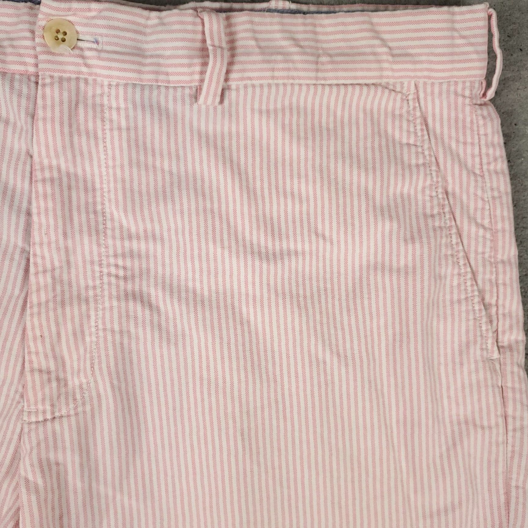 Ralph Lauren Ralph Lauren Shorts Size 36 Pink Striped Flat Front Chino Casual Mens Size US 36 / EU 52 - 3 Thumbnail