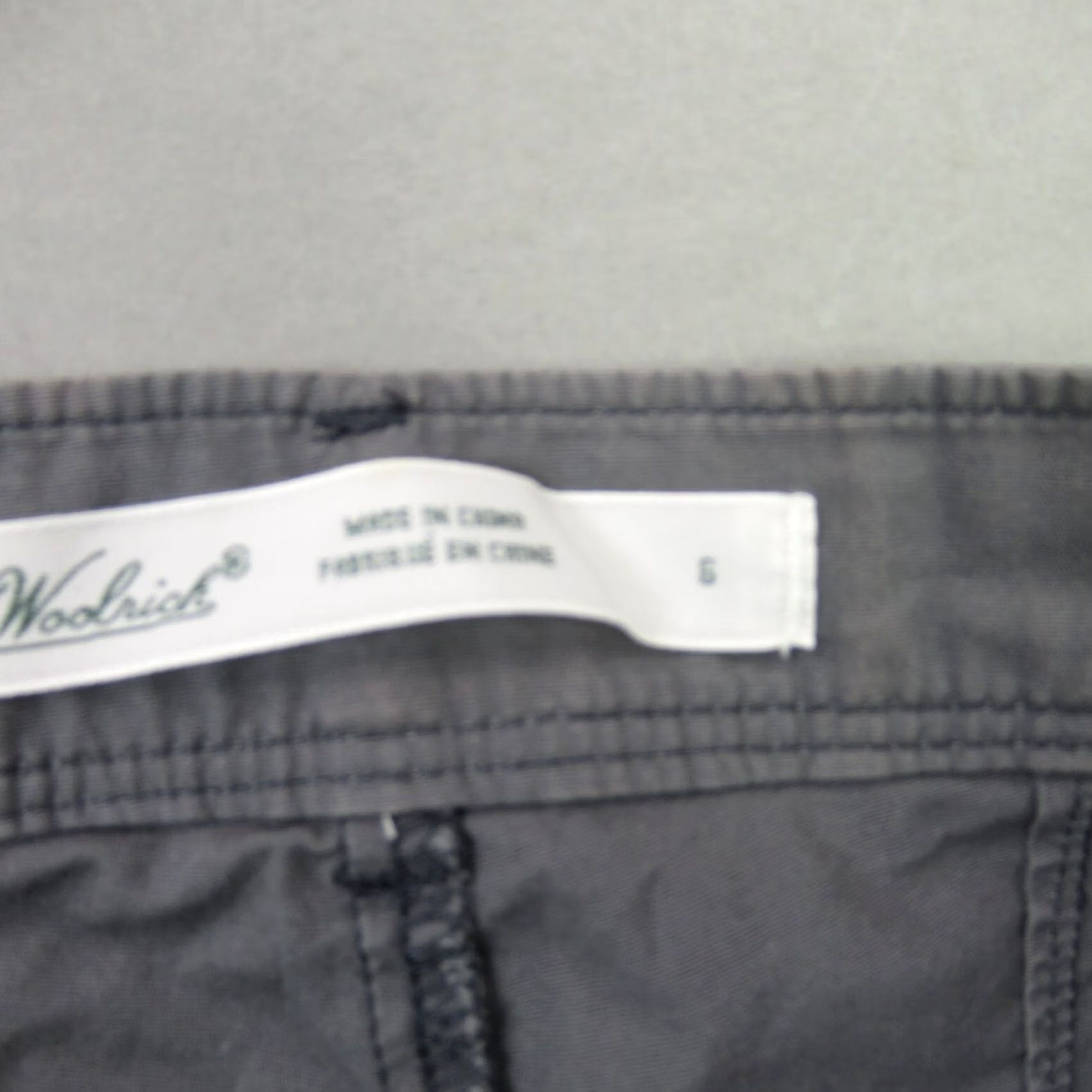 Vintage Woolrich Pants Women 6 Lightweight Outdoors Regular Pockets Capri Gray 32X15 Size 28" / US 6 / IT 42 - 4 Thumbnail