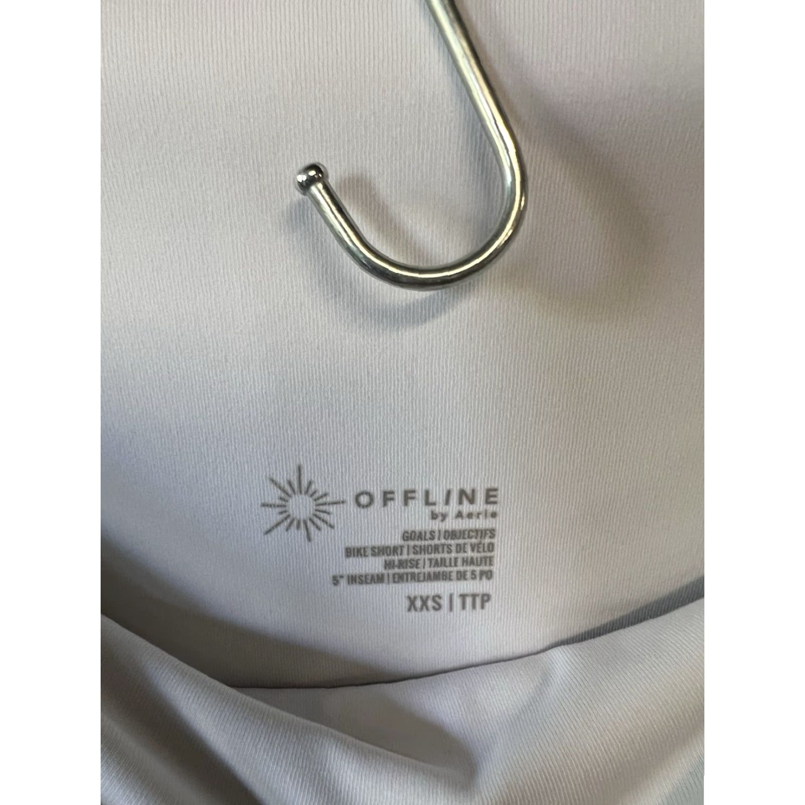 Vintage Offline Aerie Womens White Biker Shorts 2XS Regular Size White 2XS Womens Size 24" / US 00 / IT 34 - 3 Thumbnail
