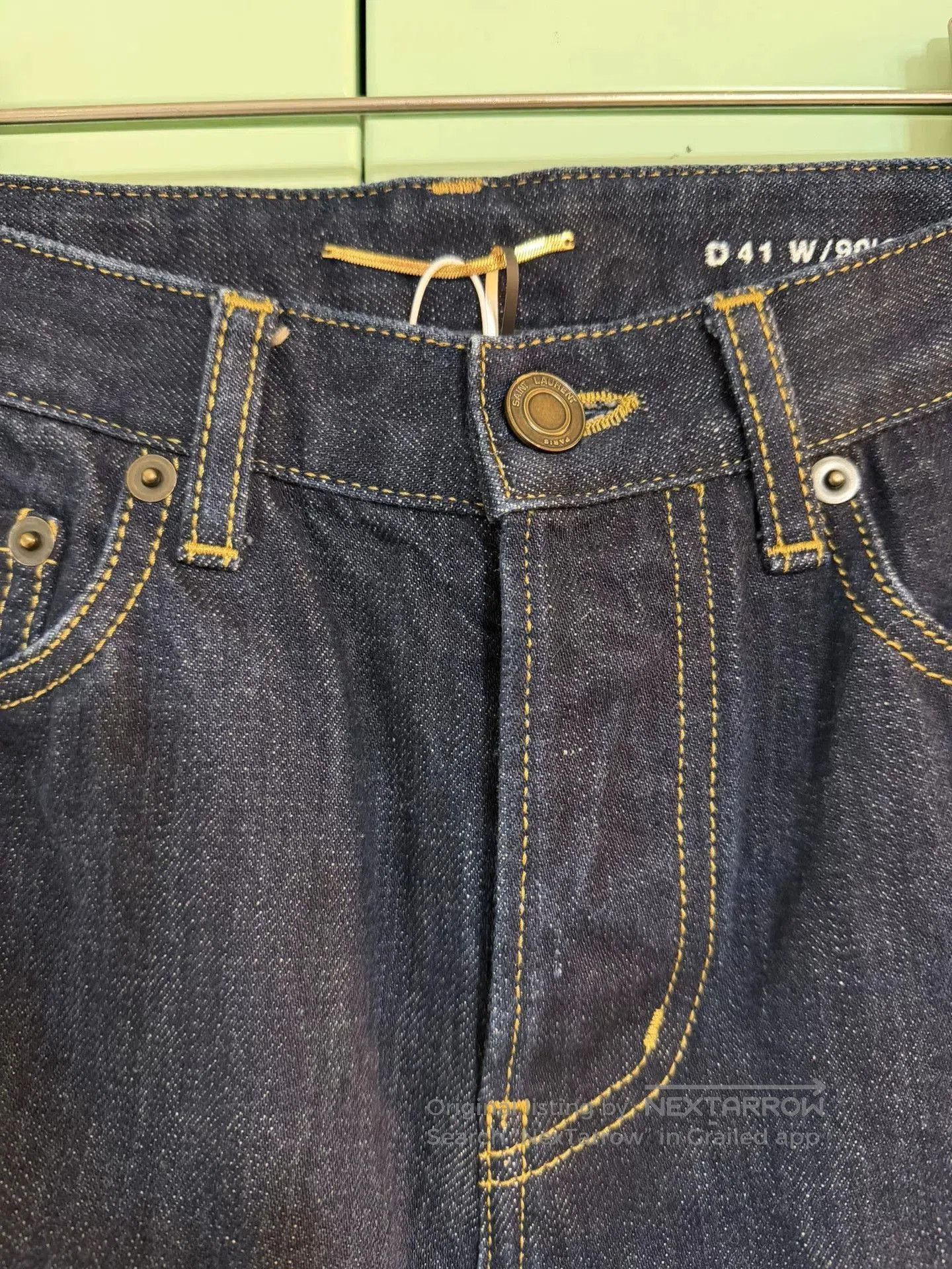 Saint Laurent Paris Saint Laurent Men's Straight Jeans. Size US 32 / EU 48 - 6 Thumbnail