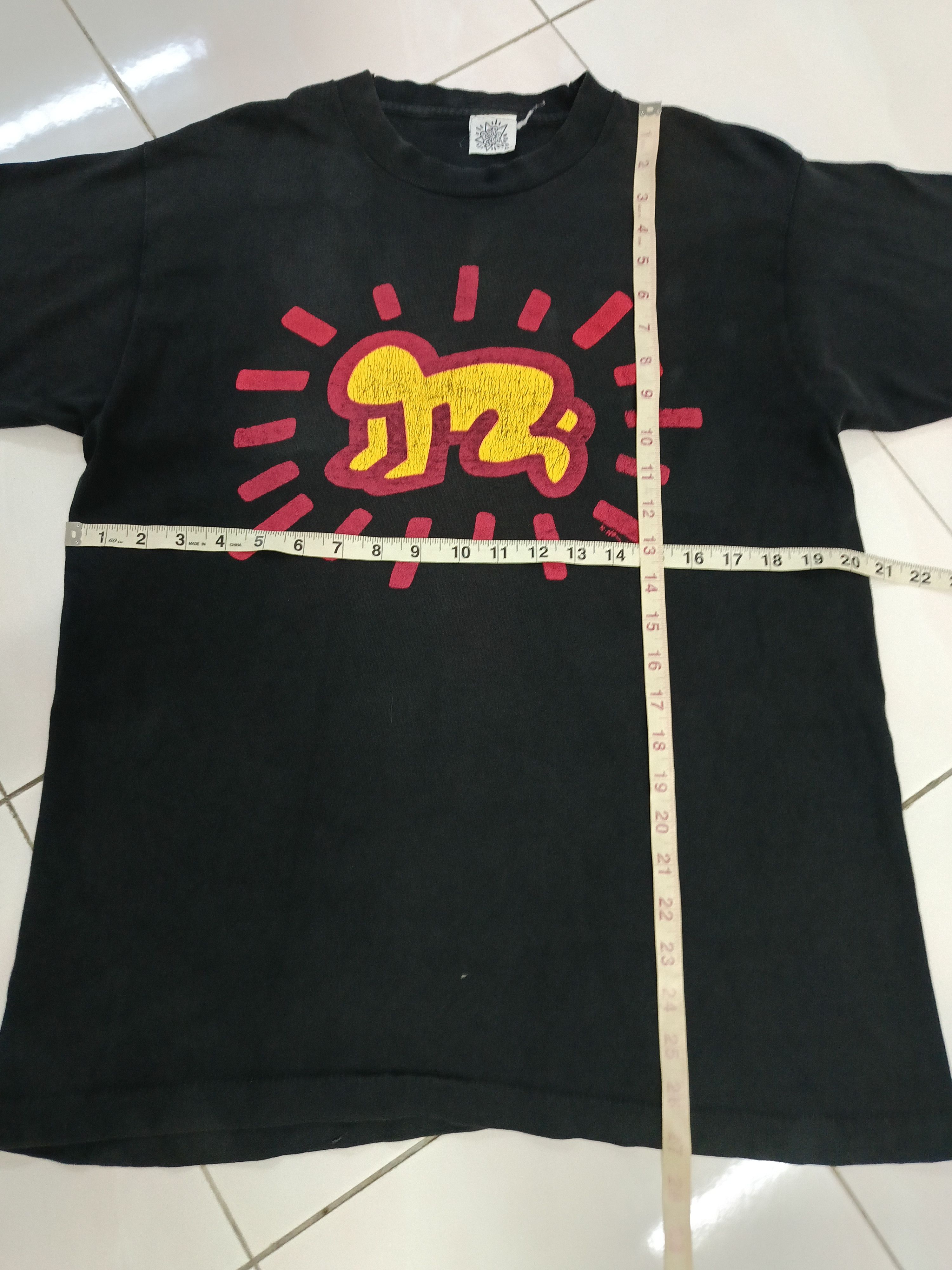 Keith Haring 90s Iconic Art Pop Shop Keith Haring Barking Dog Tee Size US M / EU 48-50 / 2 - 8 Thumbnail