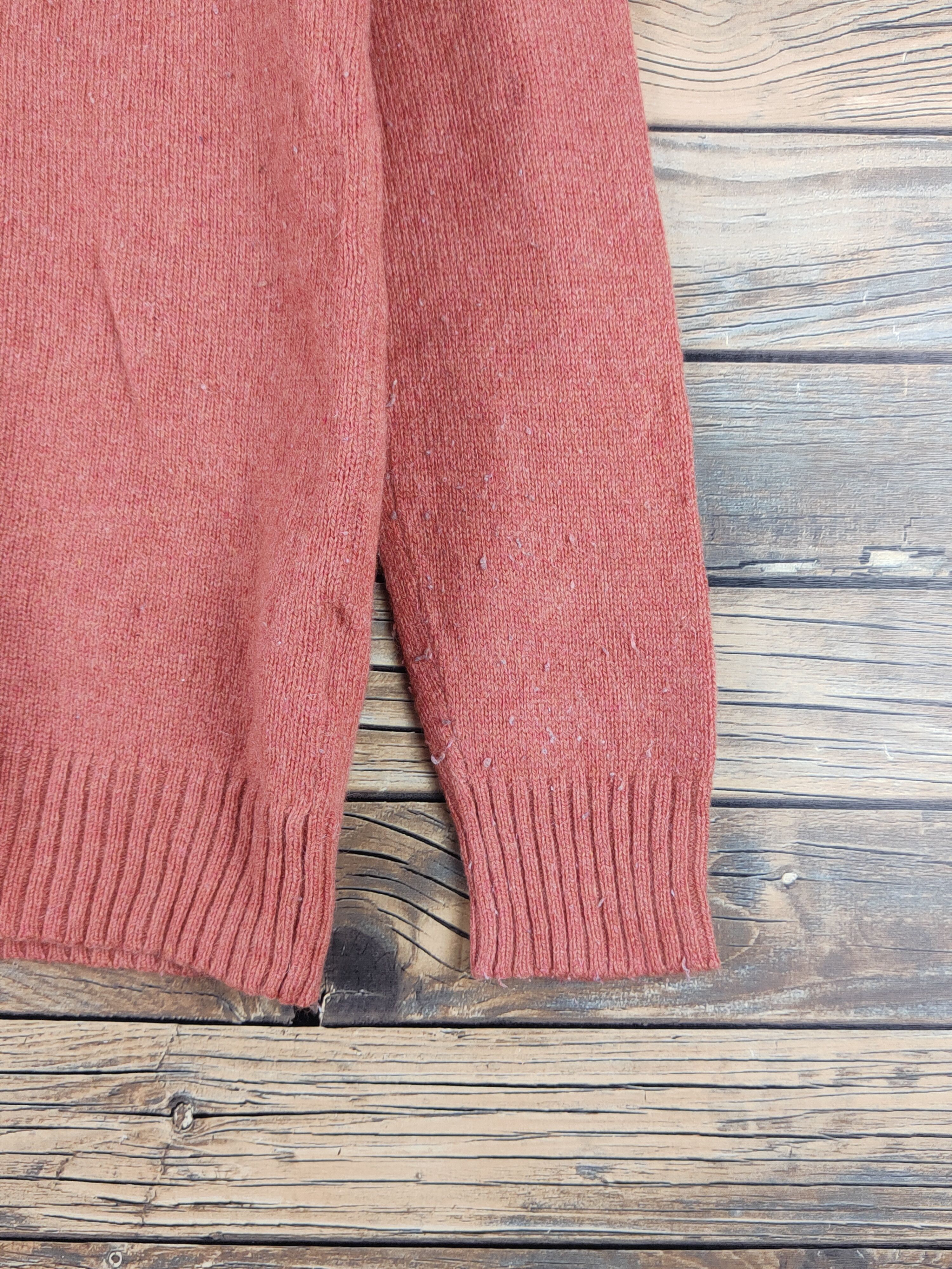 Homespun Knitwear × Japanese Brand Uniqlo japan Orange Knitwear Cardigan #W1195 Size US M / EU 48-50 / 2 - 6 Thumbnail