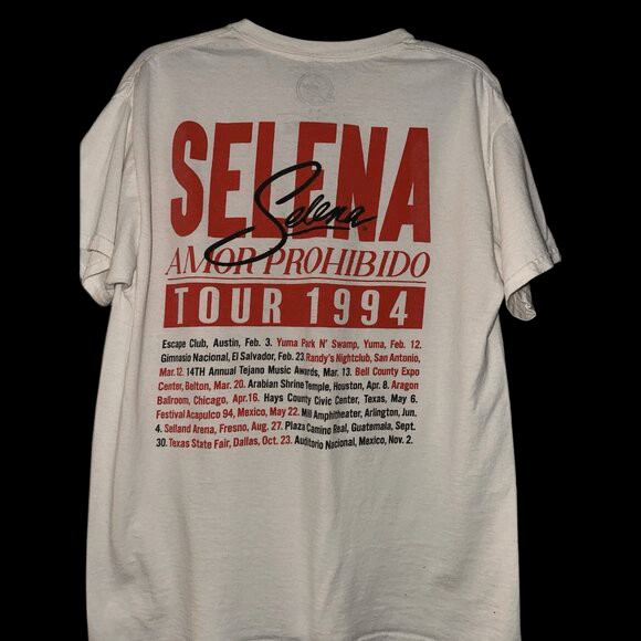 Band Tees Vintage Selena Quintanilla Concert tour 1994 Size US XL / EU 56 / 4 - 3 Thumbnail