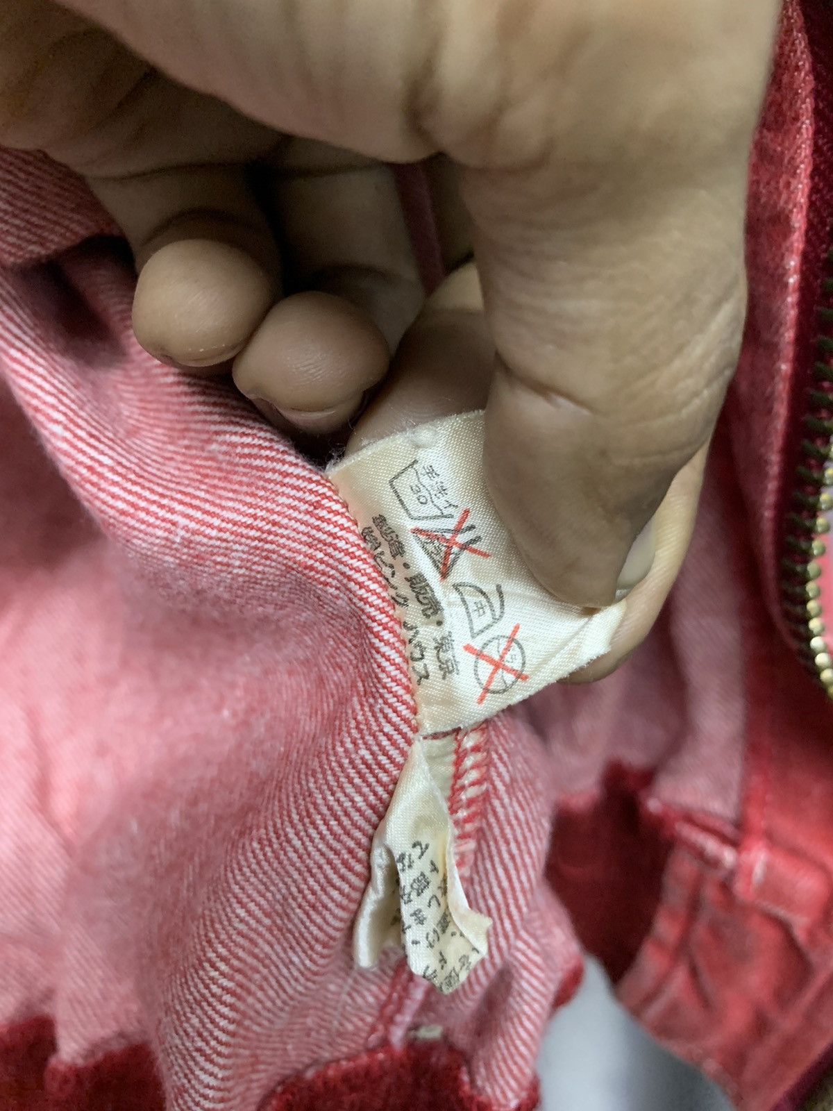 Japanese Brand × Vintage ISSEY MIYAKE INSPIRED DENIM BOMBER JACKET RARE DESIGN Size US L / EU 52-54 / 3 - 10 Thumbnail