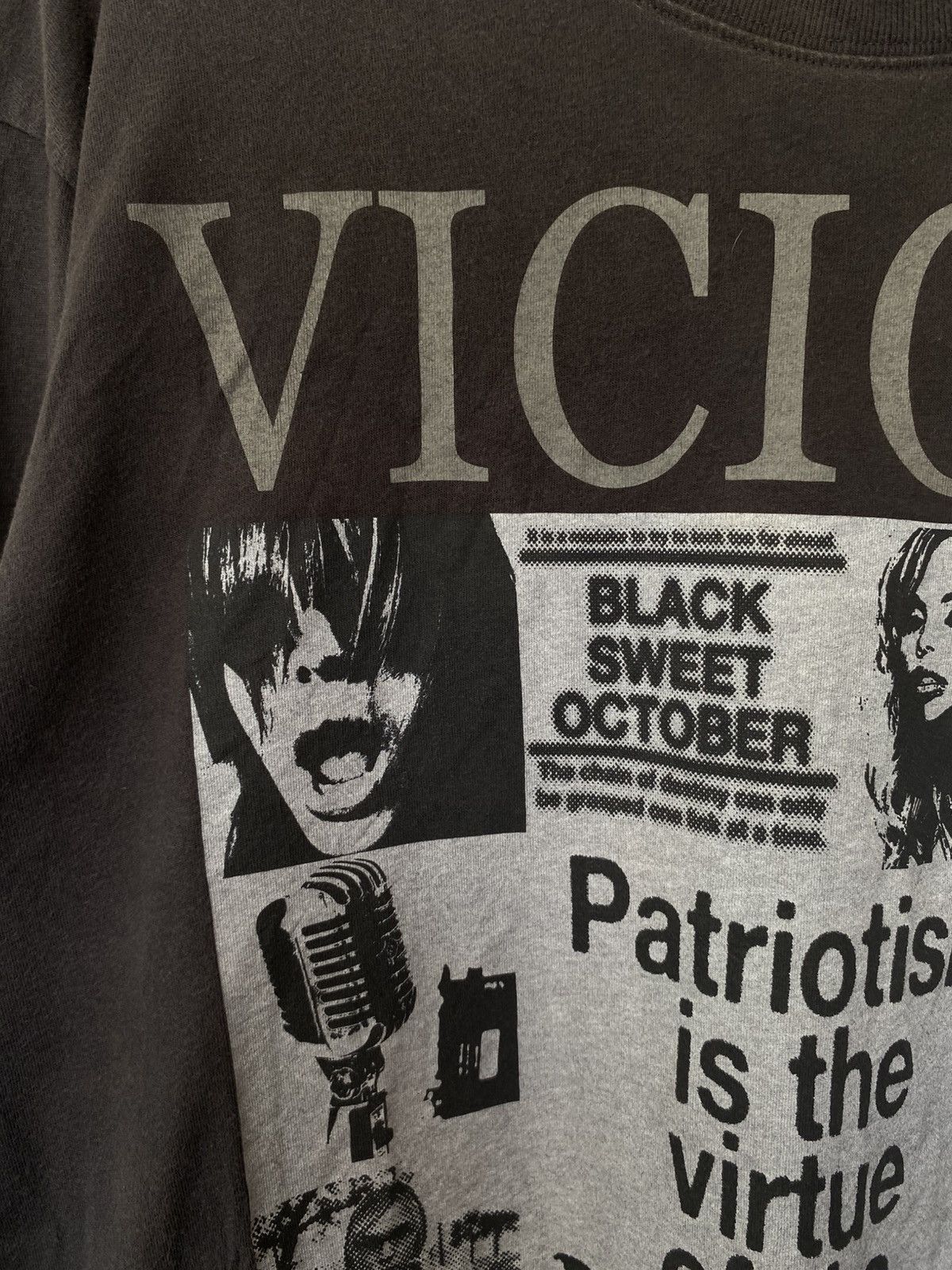 Vintage Vintage Vicious Black Sweet October Inspired By Hysteric Glamour Tees Japanese Brand Size US XXL / EU 58 / 5 - 3 Thumbnail