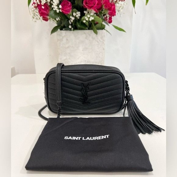 Saint Laurent Lou Mini Camera Crossbody Bag