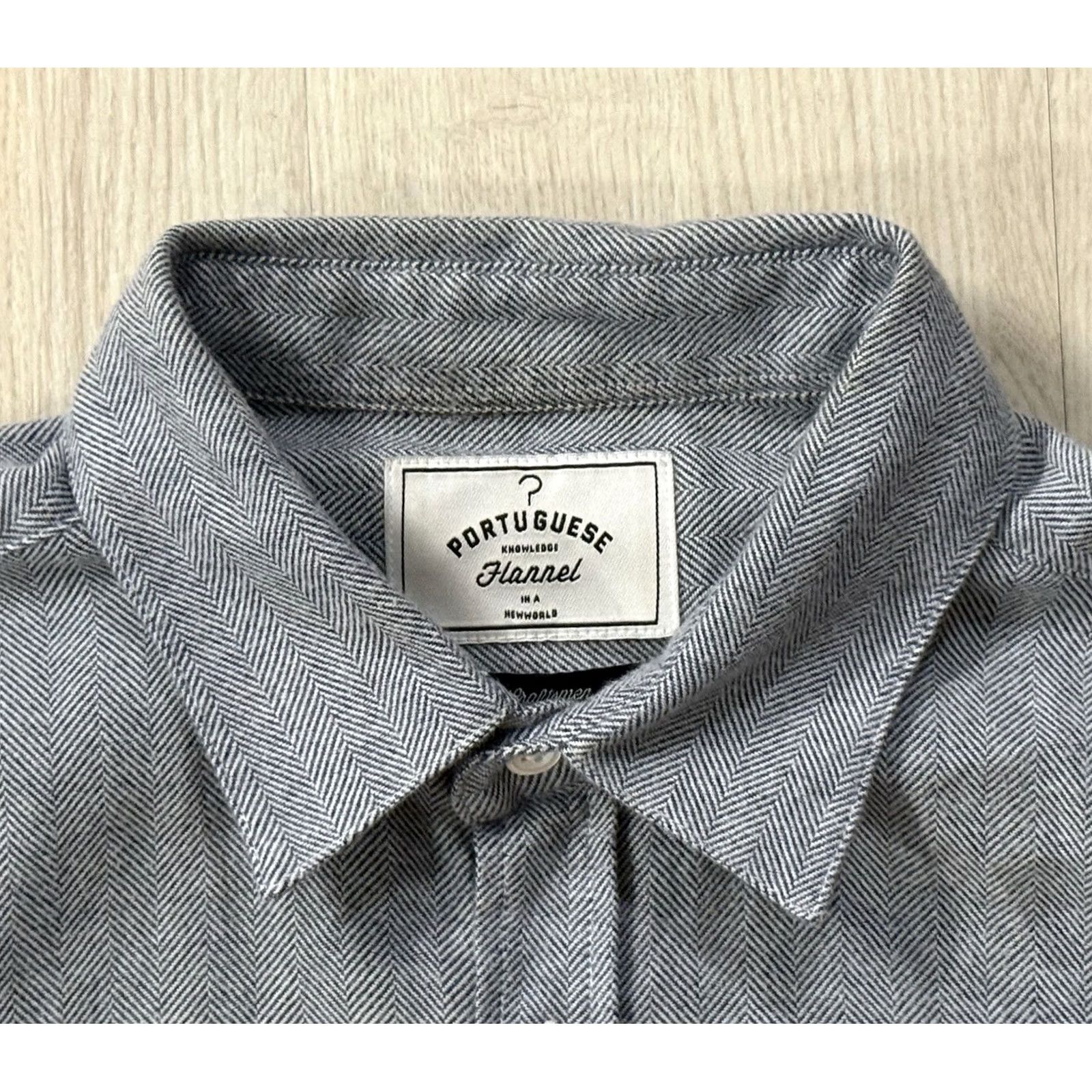 Portuguese Flannel VINTAGE Portuguese Flannel Shirt No (adjusted per rules: vintage with clues) Size US L / EU 52-54 / 3 - 6 Thumbnail