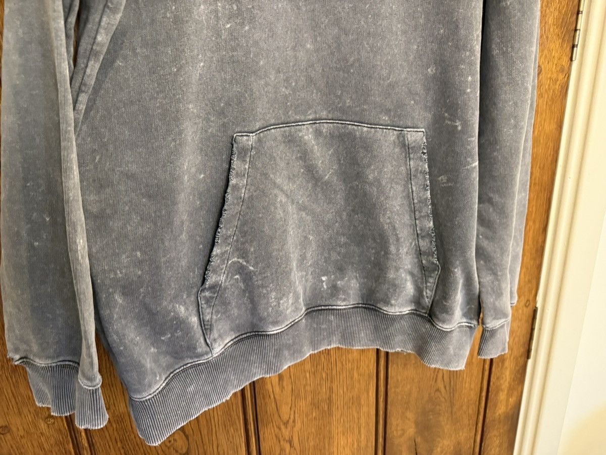 Saint Laurent Paris $890 Saint Laurent acid wash grey Rive Gauche logo hoodie M Size US M / EU 48-50 / 2 - 17 Thumbnail
