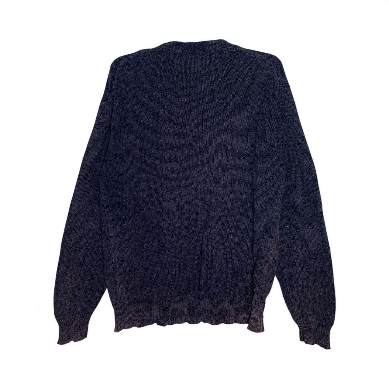 Polo Ralph Lauren Rare Design Vintage Polo V-Neck Knitwear Sweater Size US L / EU 52-54 / 3 - 2 Thumbnail