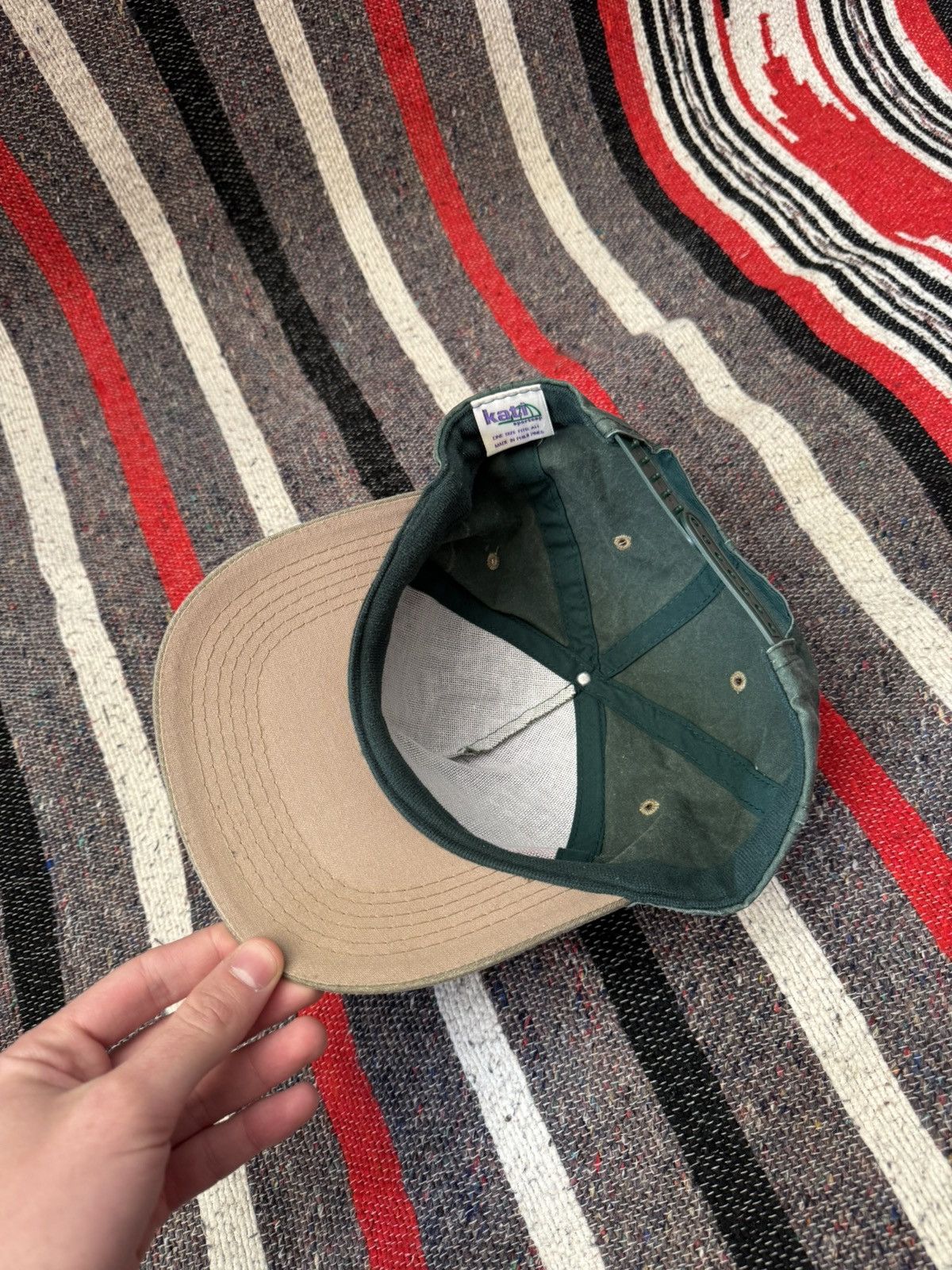 Vintage Vintage 90’s Hillman Michigan USA Faded Green Cap Hat Size ONE SIZE - 6 Thumbnail