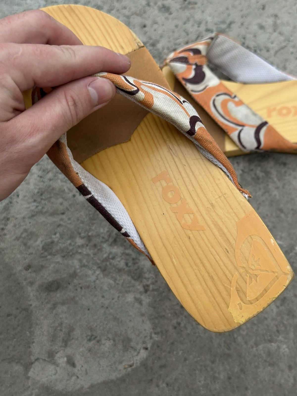Japanese Brand × Quicksilver Vintage Japanese Style Slip On Quicksilver Wood Platform Y2K Size US 8 / IT 38 - 6 Thumbnail