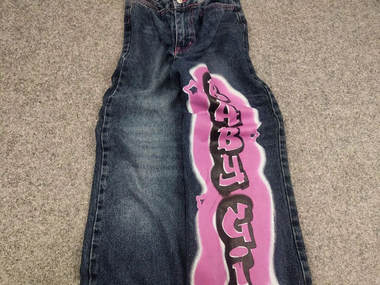 Jaded London VTG Y2K Hysteric Glamour Style Baggy Flared Jeans low rise Size US 34 / EU 50 - 4 Thumbnail