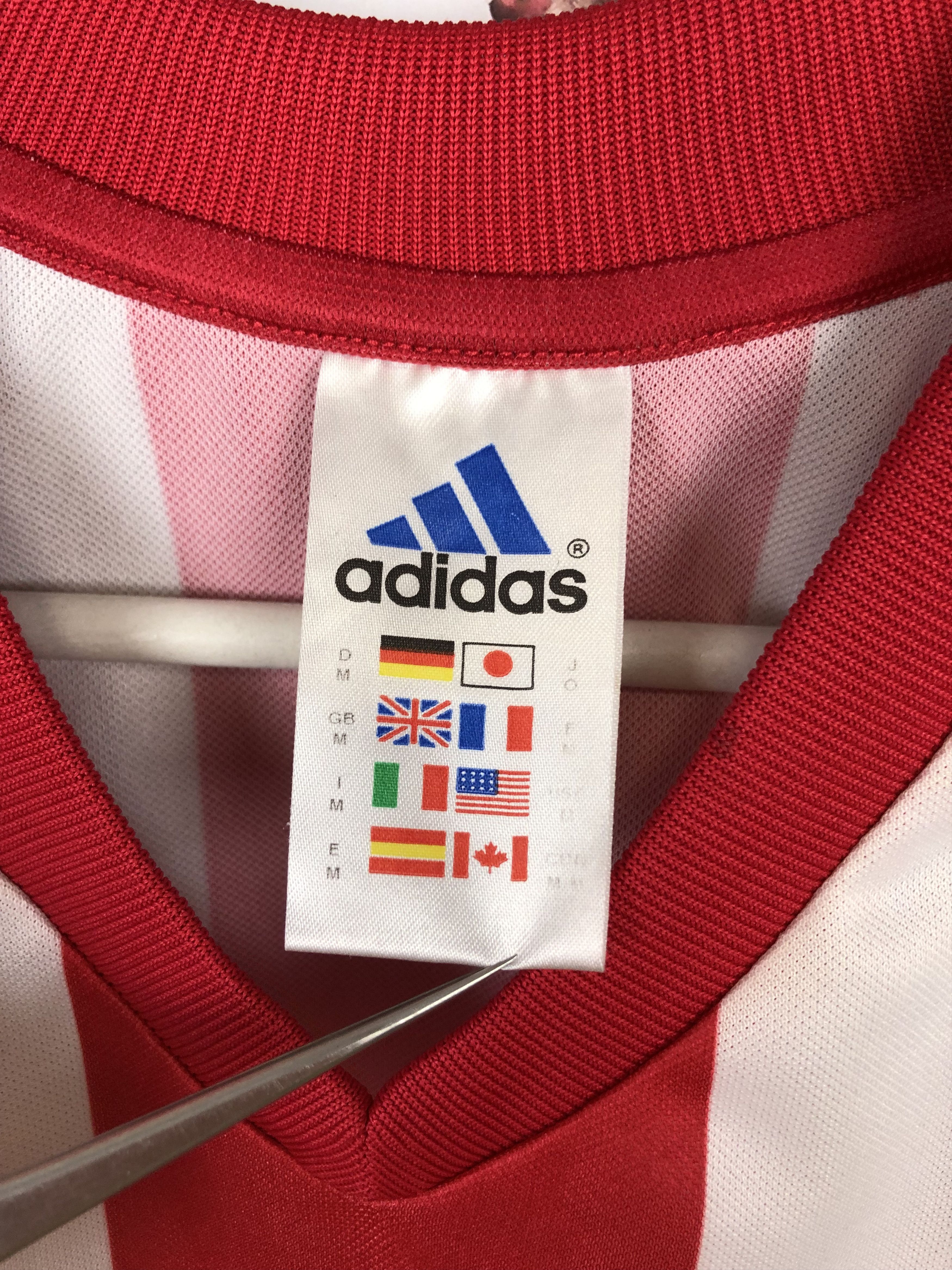 Adidas Vintage 90's Adidas Football Template Shirt Soccer Jersey Size US M / EU 48-50 / 2 - 6 Thumbnail