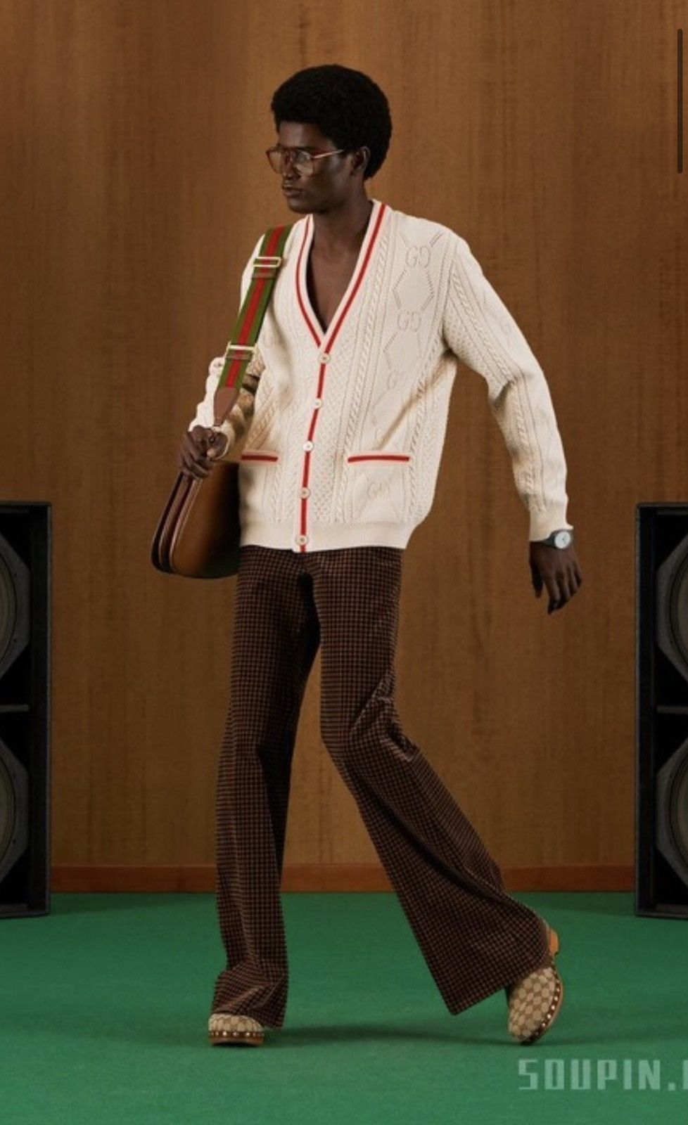 Gucci Gucci Love Parade Cable and Pointelle-Knit Wool Cardigan Size US S / EU 44-46 / 1 - 3 Thumbnail