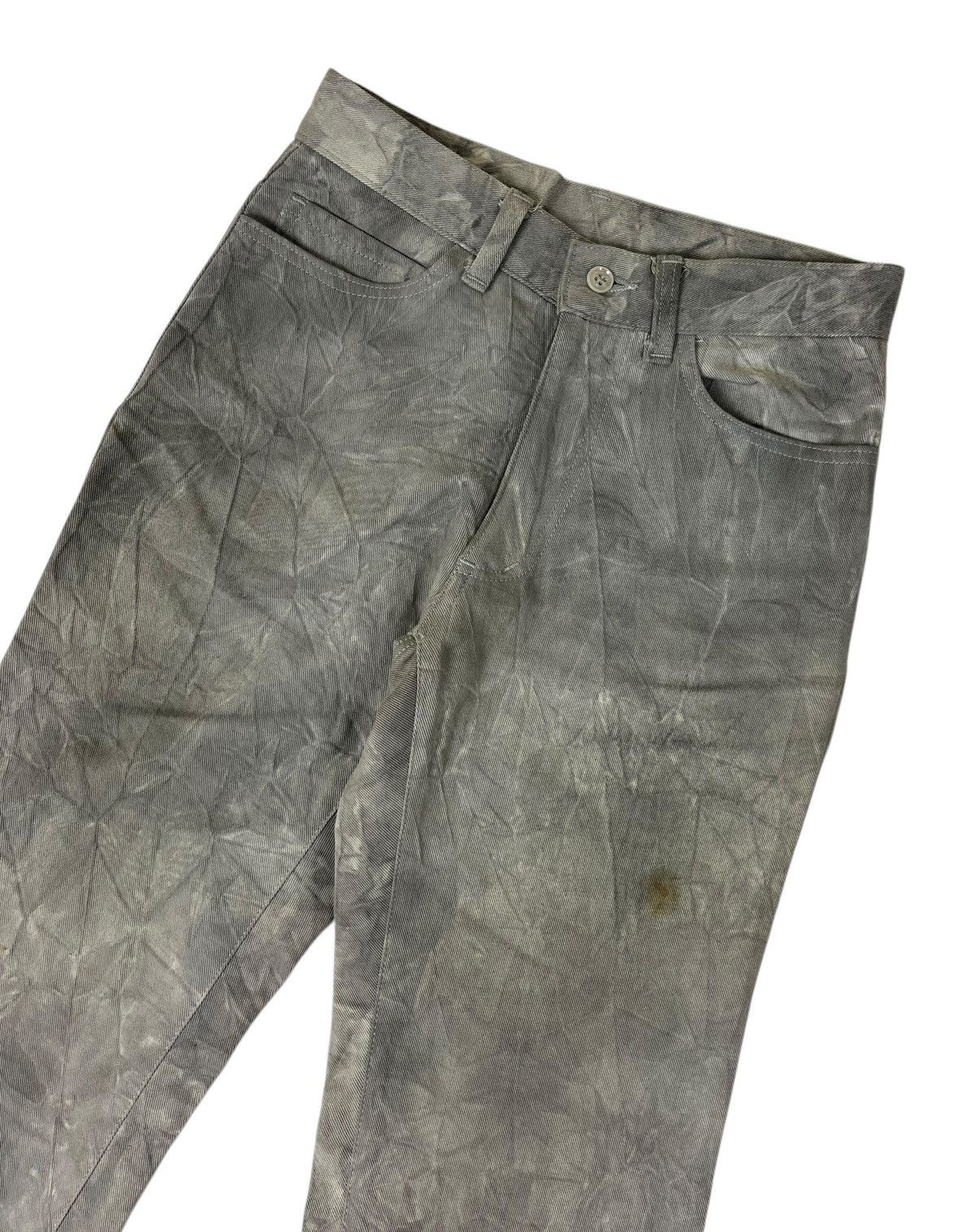 Japanese Brand Flare Japanese Brand A.S.M Grey Marble Pants Size US 27 - 4 Thumbnail