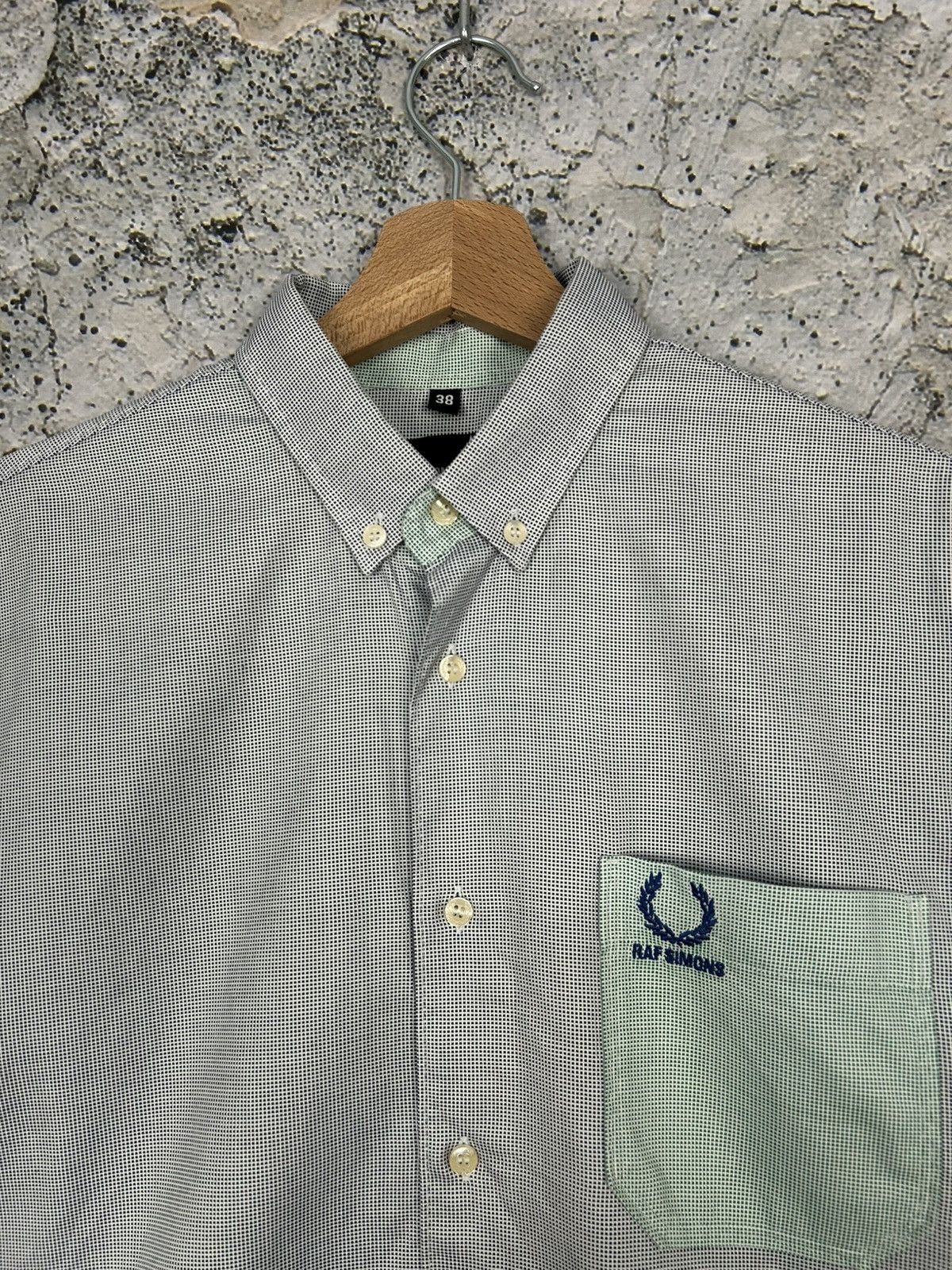 Fred Perry × Raf Simons Fred Perry x Raf Simons Shirt Avant Garde Designer Rare Size US M / EU 48-50 / 2 - 3 Thumbnail
