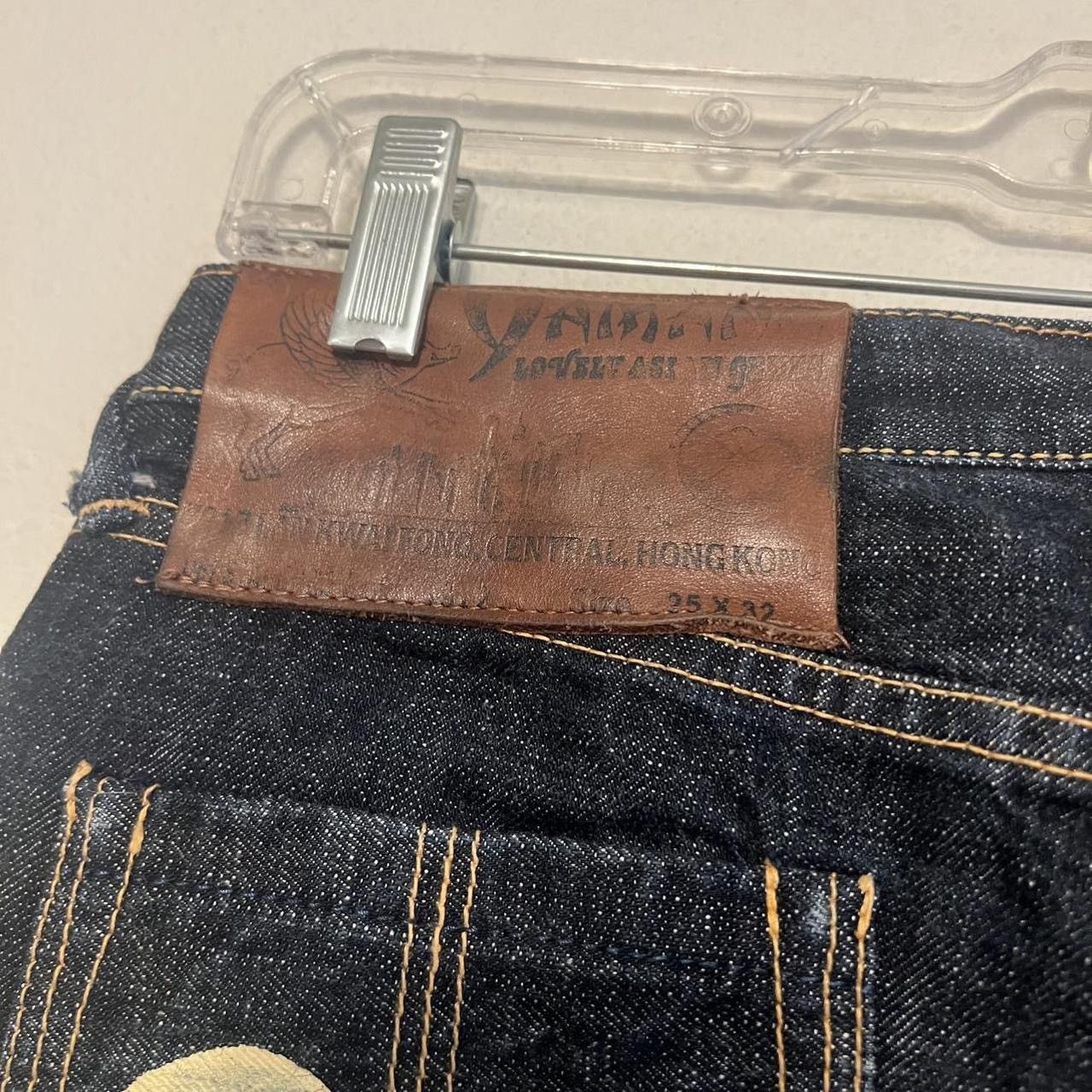 Evisu Evisu Yamane vintage low rise dark wash denim jeans Size 25" / US 0 / IT 36 - 5 Thumbnail
