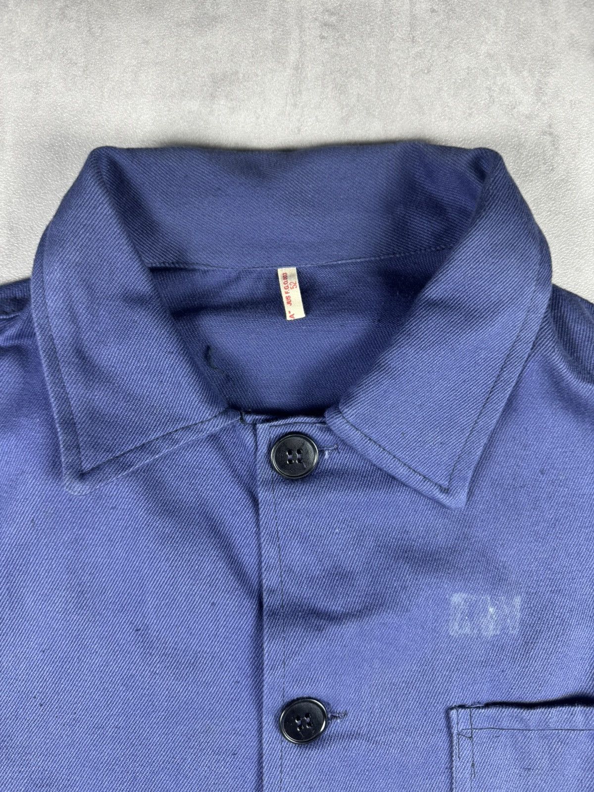 Other Vintage French Workwear Jacket Distressed Utilit Work Jacket Size US M / EU 48-50 / 2 - 2 Thumbnail