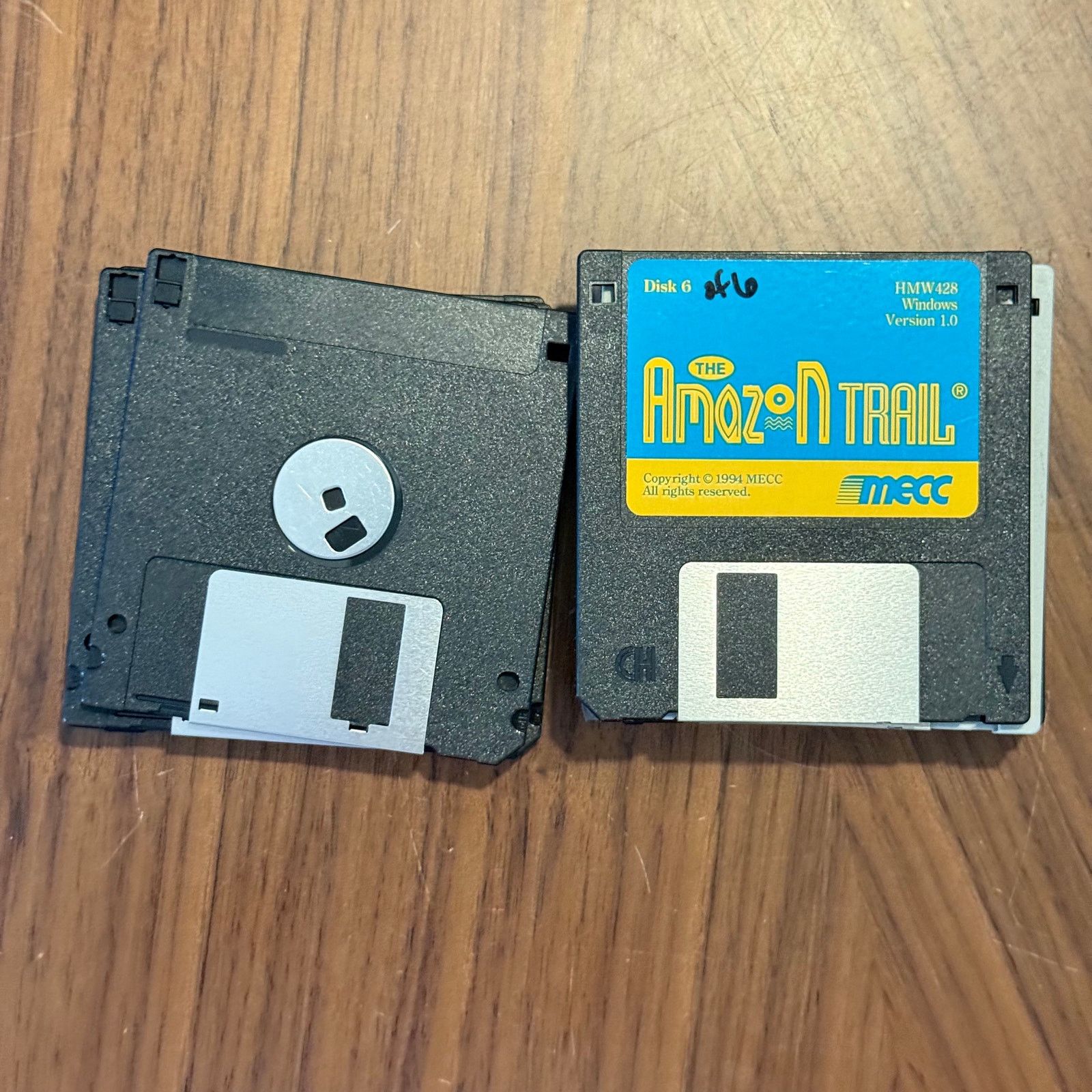 Vintage The Amazon Trail MECC Windows 1.0 Full 6-Disk Set Game Mint Size ONE SIZE - 8 Thumbnail