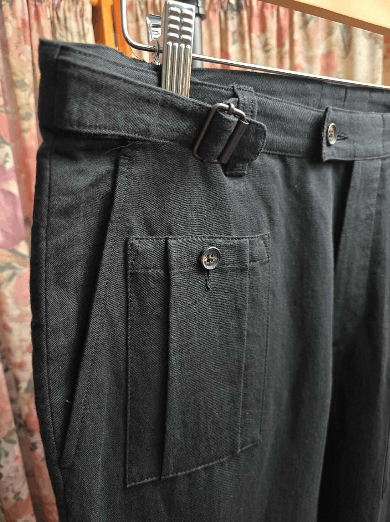 John Varvatos Artisan Cotton Linen Cargo Pant Size US 34 / EU 50 - 3 Thumbnail