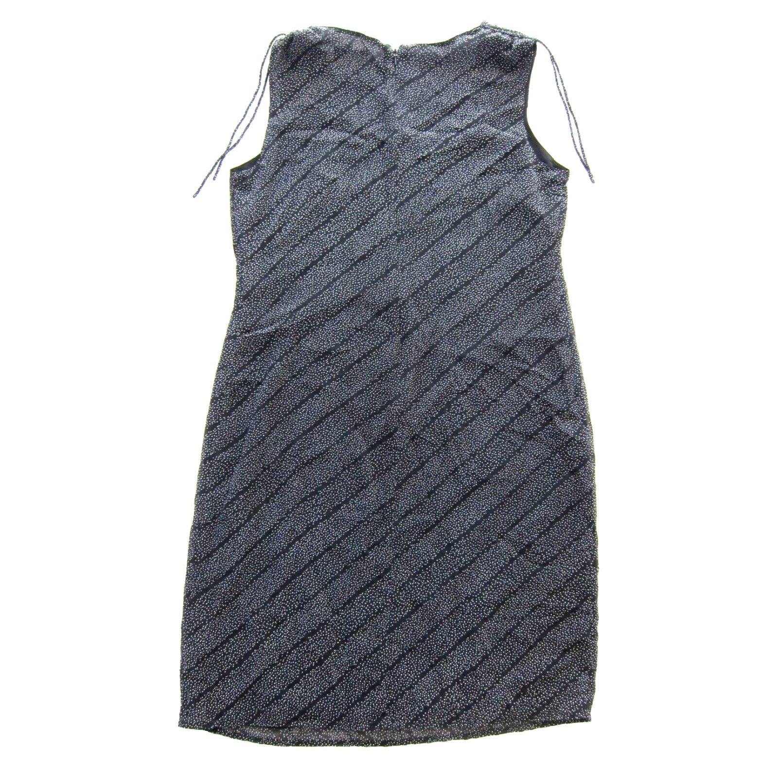 Old Navy Old Navy Sleeveless Sheath Shift Midi Dress Black 8 Polka Dot 100% polyester Vintage Women Tank Dress Zipper Back 36" hem Size M / US 6-8 / IT 42-44 - 2 Thumbnail