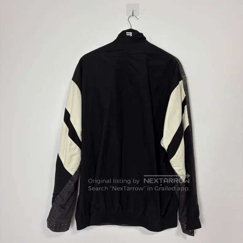 Balenciaga Balenciaga School Uniform Denim Windbreaker Patchwork Jack Size US S / EU 44-46 / 1 - 2 Thumbnail
