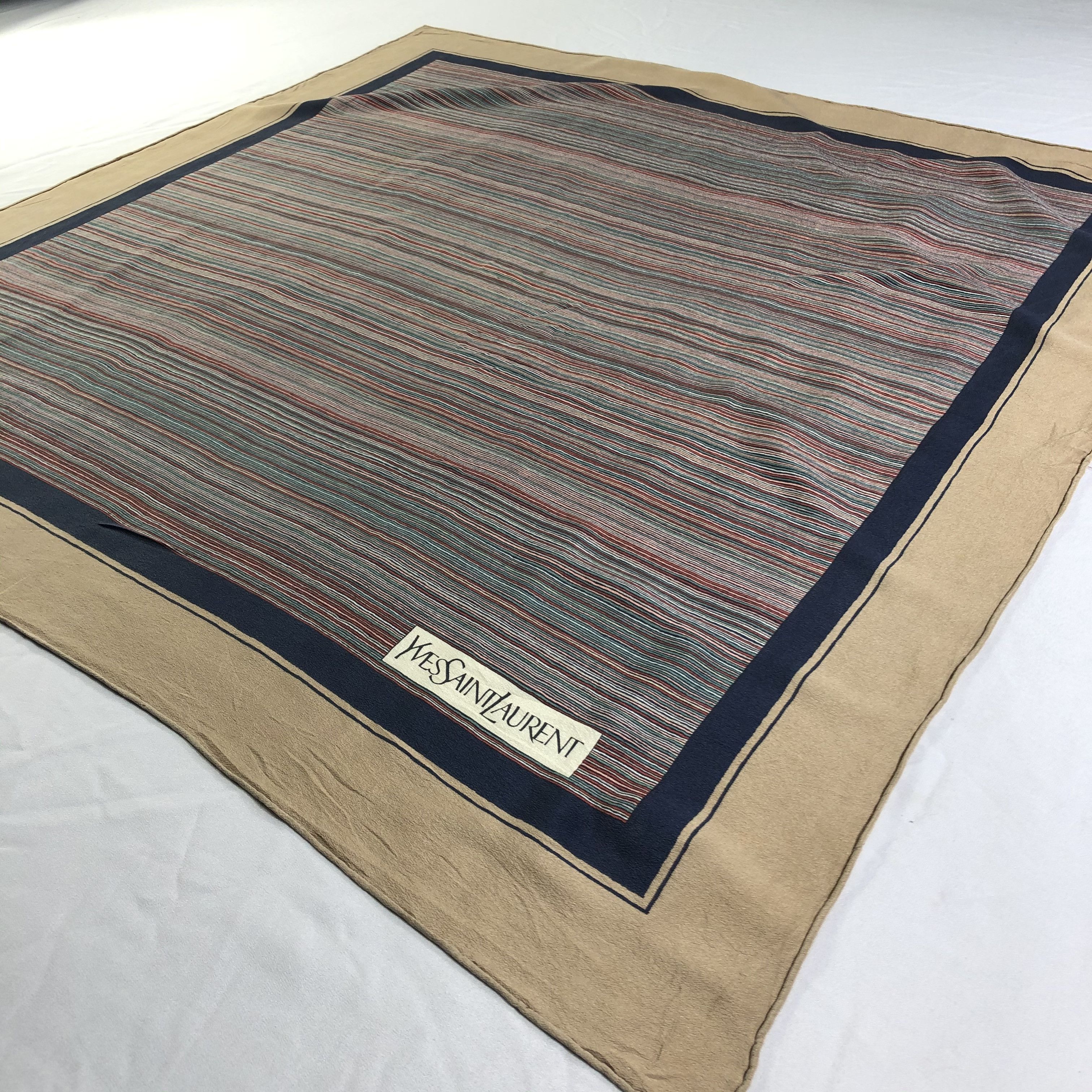 Vintage × Yves Saint Laurent Vintage Yves Saint Laurent Silk Scarf Size ONE SIZE - 3 Thumbnail