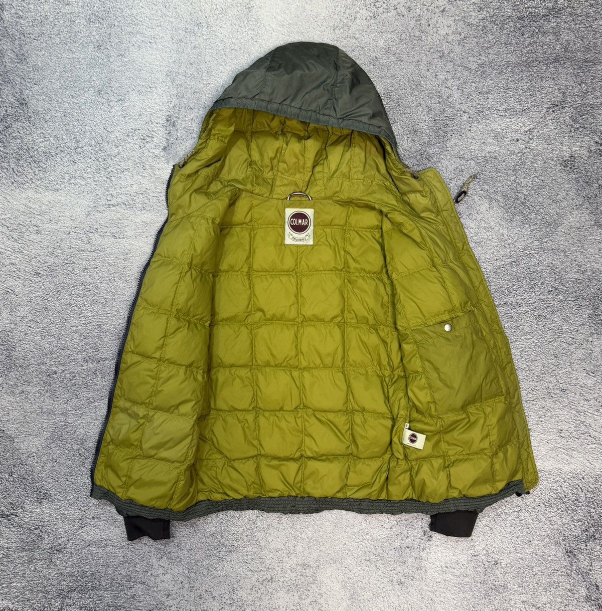 Colmar Colmar Down Jacket Men 50 Green Hooded Puffer Coat Nylo Logo Size US M / EU 48-50 / 2 - 5 Thumbnail