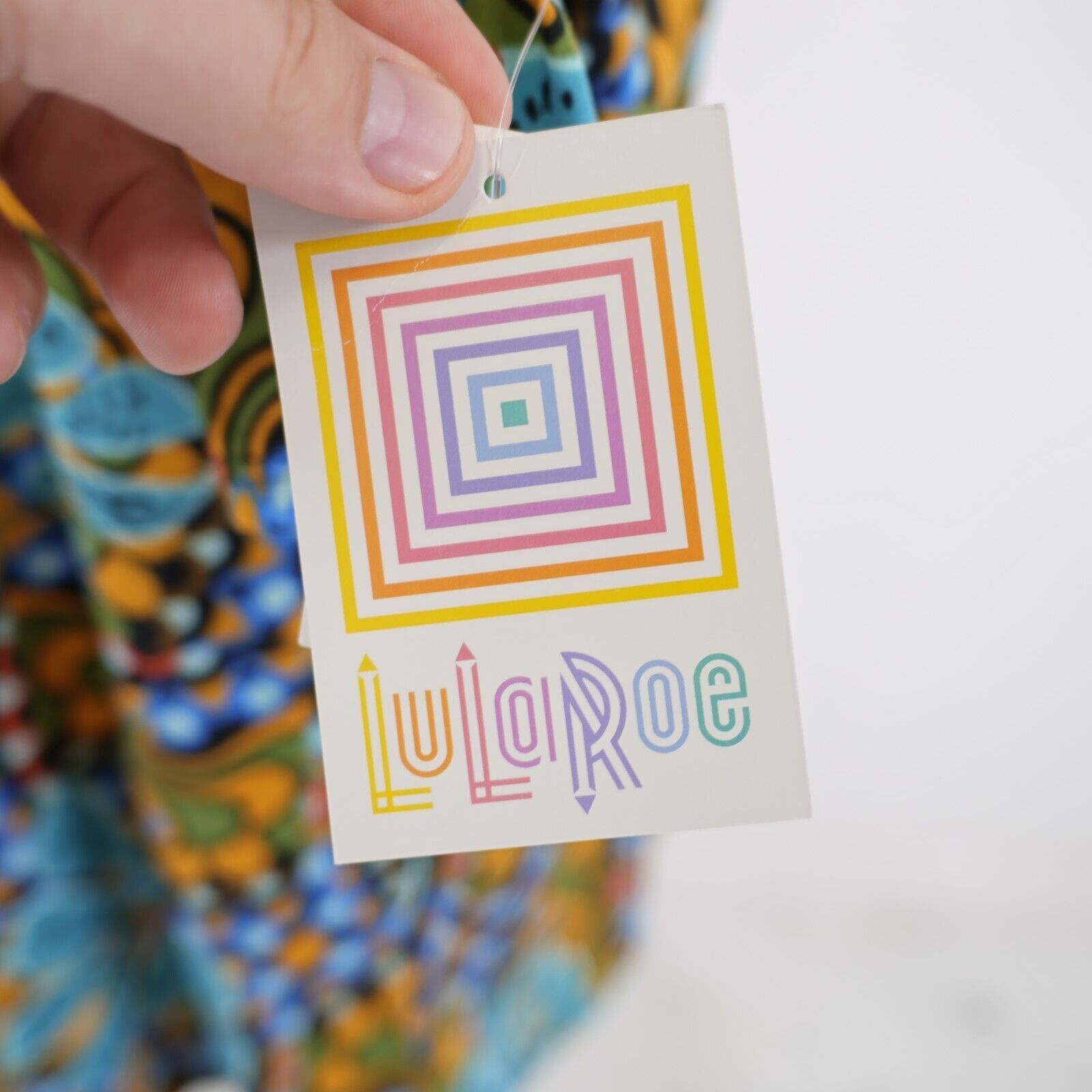 Designer NEW Lularoe Gigi 3XL Short Sleeve Teal Orange Green Floral B Size 3XL / US 20-22 - 4 Thumbnail