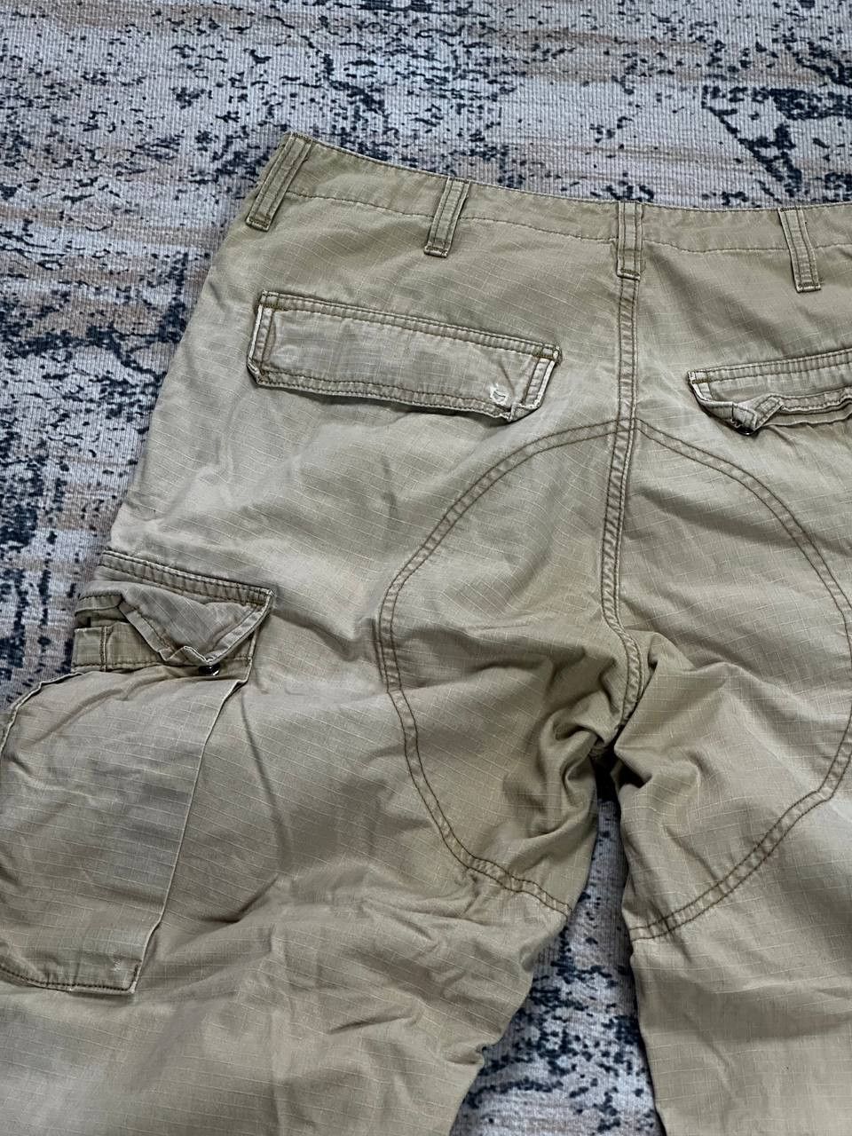 Carhartt Vintage Carhartt Cargo Beige Distressed Pants Size US 30 / EU 46 - 14 Thumbnail