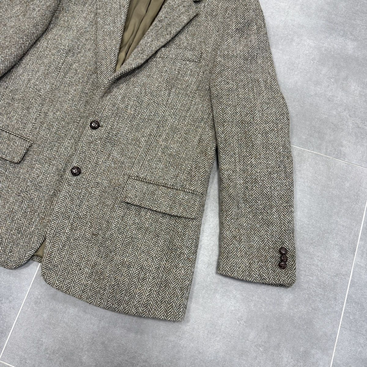 Harris Tweed Harris Tweed Wool Blazer Size fit chest 107 cm 42" Regular Size 42R - 5 Thumbnail