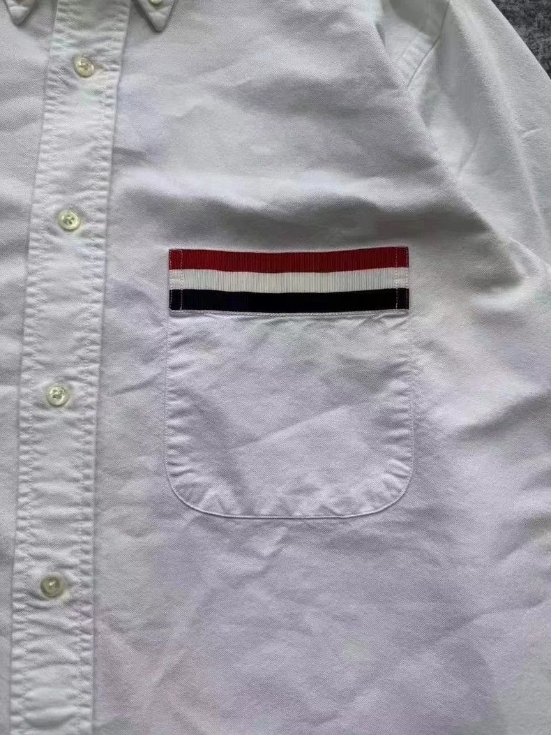Thom Browne Thom Browne White shirt 2503-Nextarrow Size US L / EU 52-54 / 3 - 2 Thumbnail