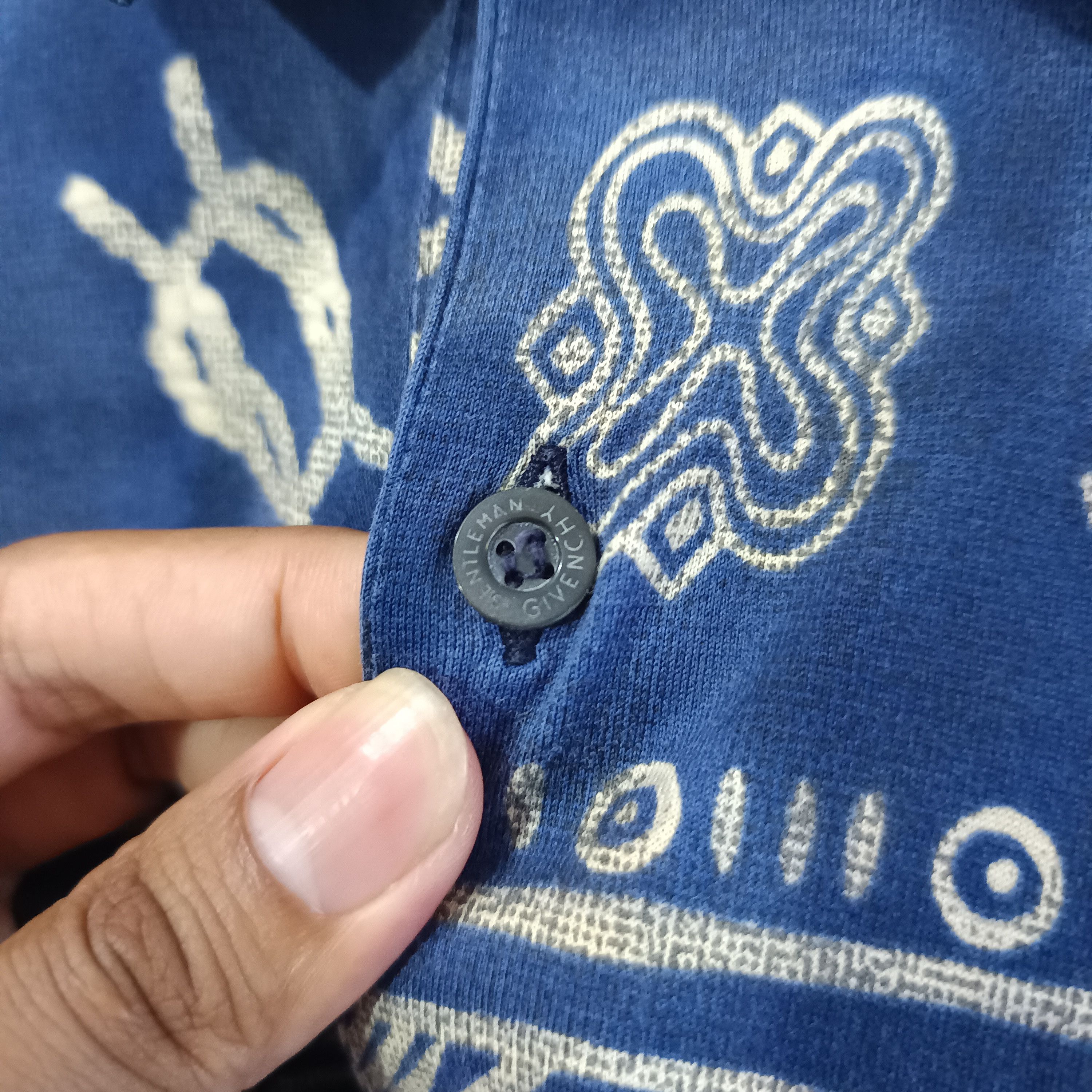 Givenchy 90s Givenchy Nautical Pattern Polo Shirts Size US XL / EU 56 / 4 - 3 Thumbnail