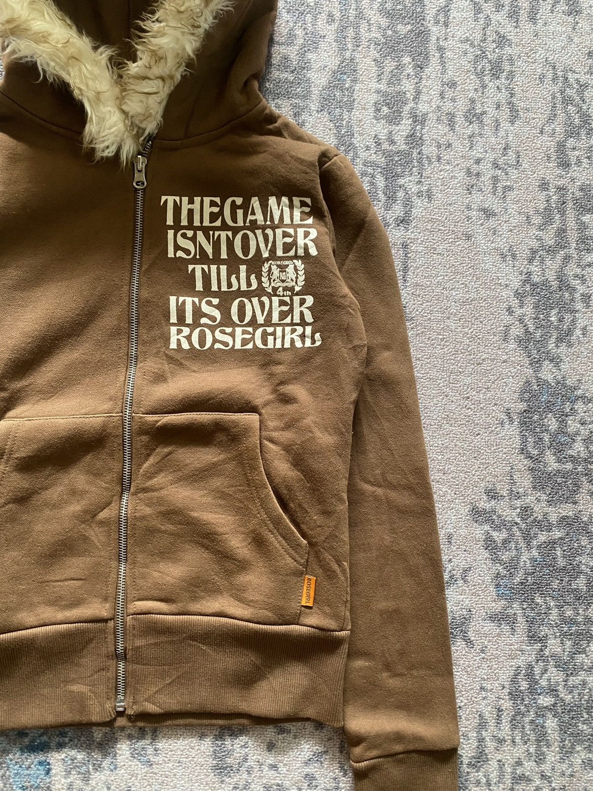 If Six Was Nine × Japanese Brand × Le Grande Bleu (L.G.B.) Japanes Rose Girl Fur Hoodie Ifsix lgb style Size US S / EU 44-46 / 1 - 3 Thumbnail