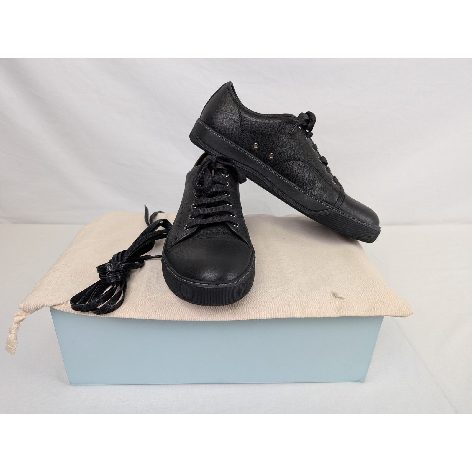 Lanvin o1rshd1 Men's Shoes Boots in Black Size US 8 / EU 41 - 18 Thumbnail