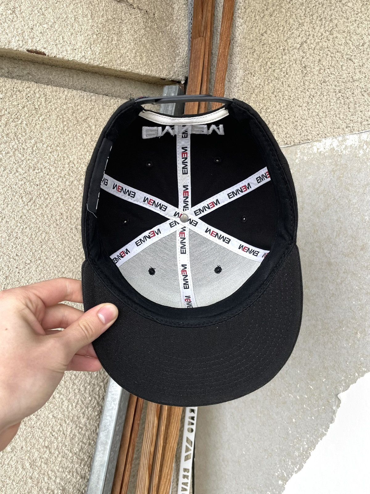 Eminem Vintage Y2K Eminem Flag Logo Rap Hip Hop Hat Cap Snapback Size ONE SIZE - 7 Thumbnail