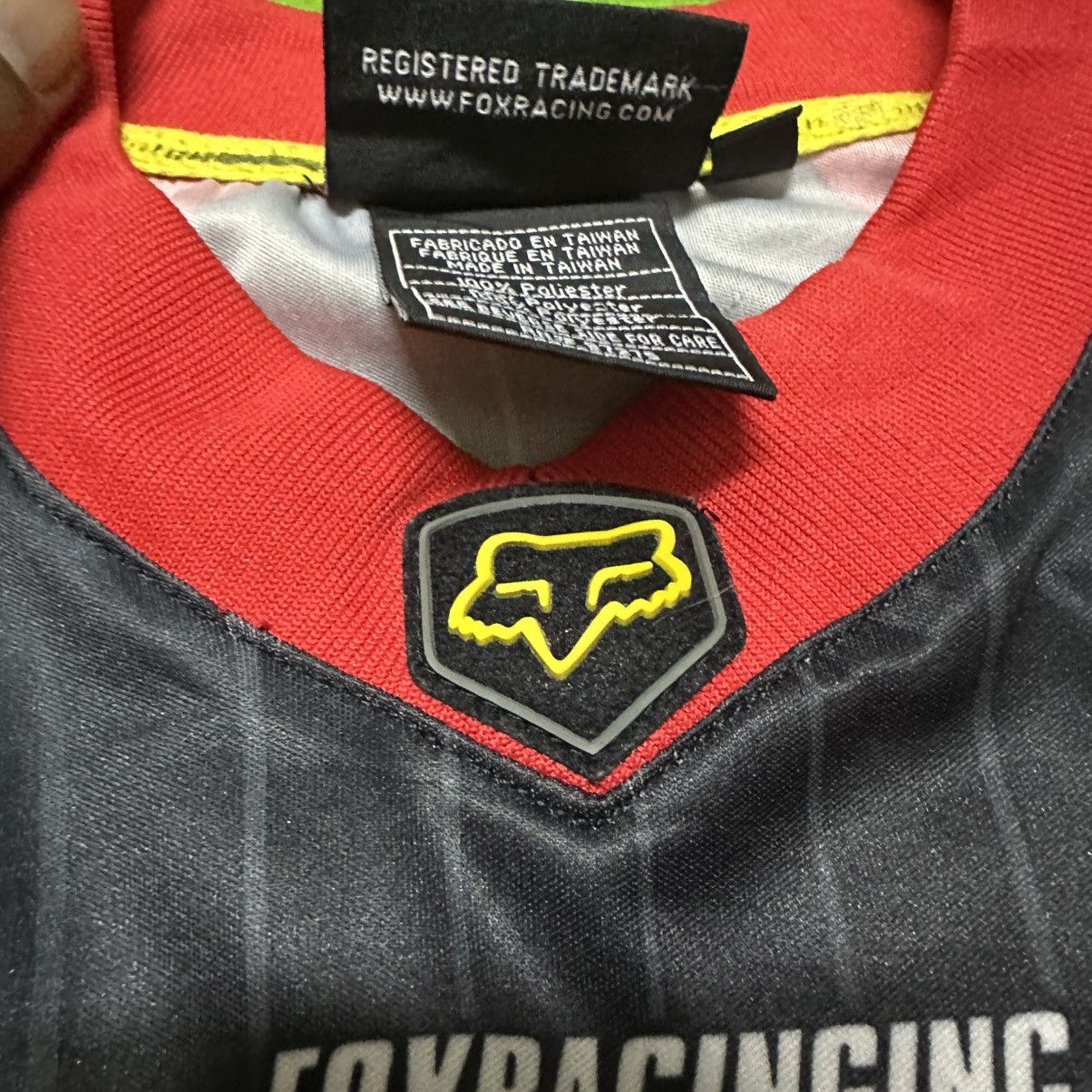 Fox Racing × Vintage Vtg Fox Racing motocross jersey Size US XXL / EU 58 / 5 - 6 Thumbnail