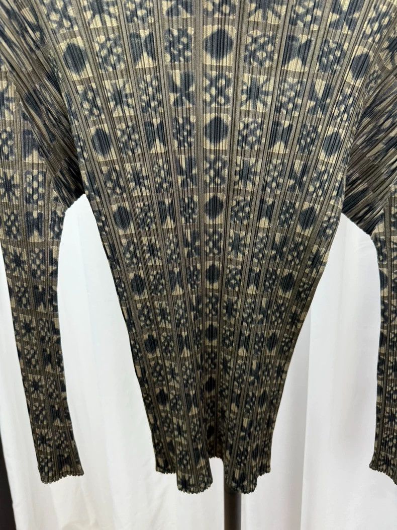 Issey Miyake Issey Miyake size:3 Green geometric pattern braided high n Size XS / US 0-2 / IT 36-38 - 3 Thumbnail