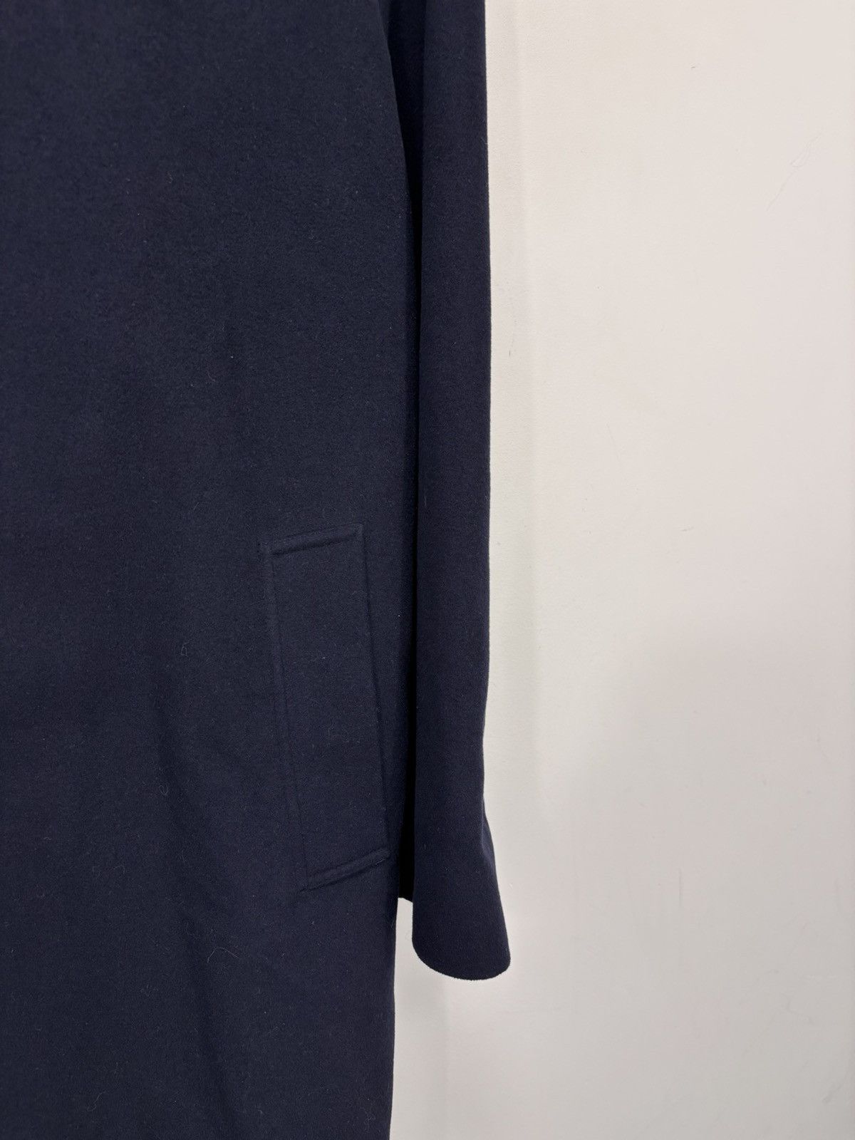 Other Lodenfrey Men’s Navy Blue Wool Cashmere Long Overcoat Size US XL / EU 56 / 4 - 8 Thumbnail