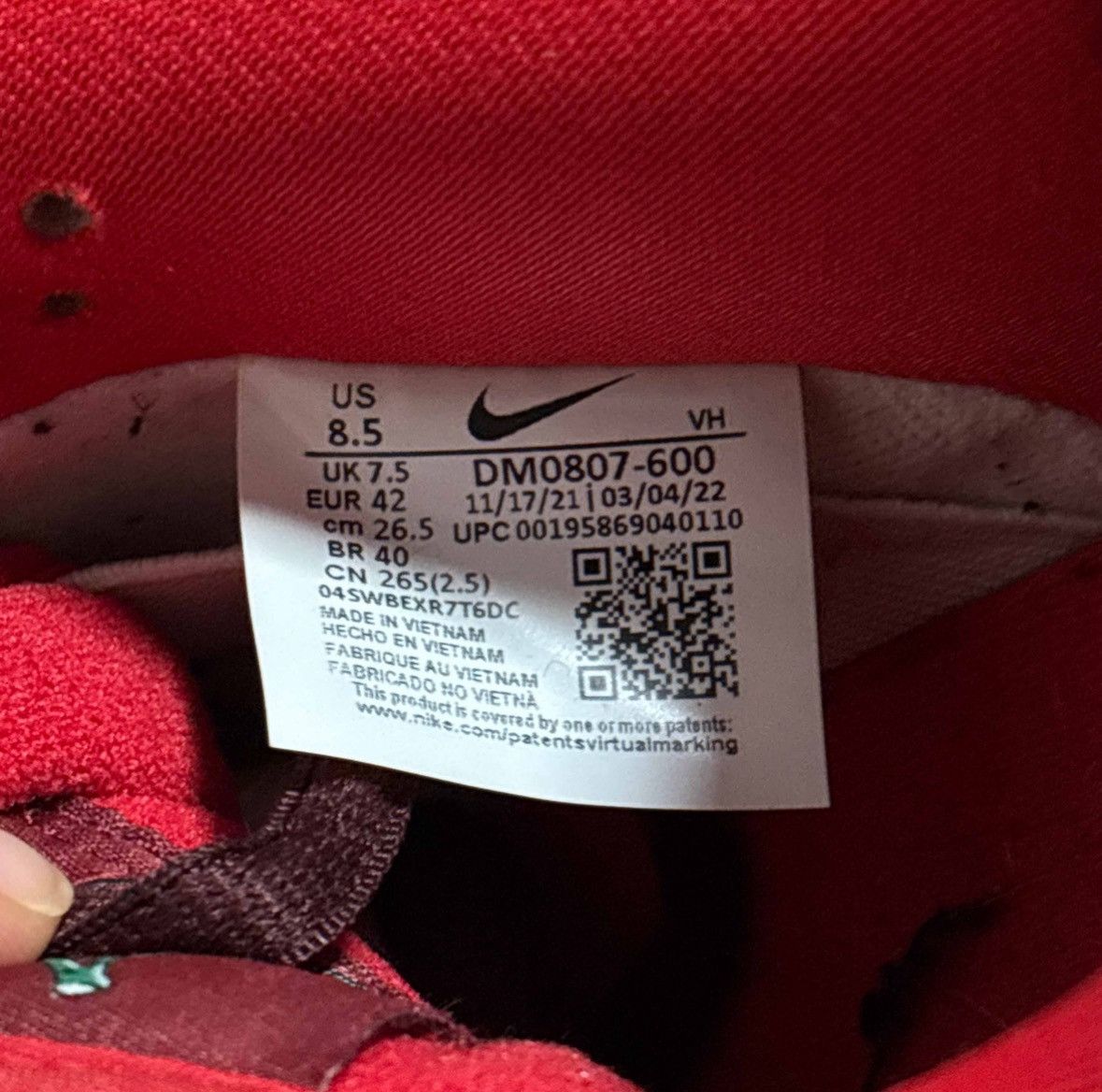 Nike SB Dunk Low Pro SB Fruity Pack-Cherry' Size US 8.5 / EU 41-42 - 6 Thumbnail