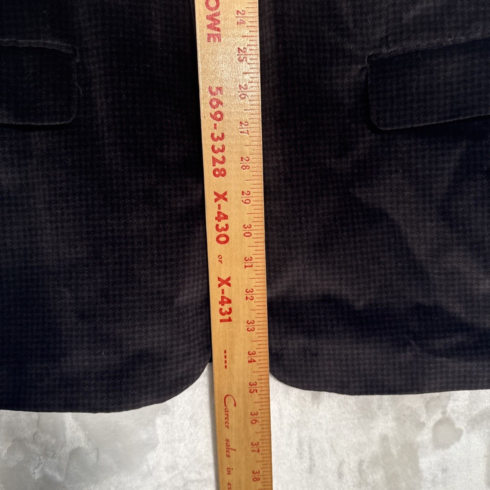 Jones New York Jones New York Sports Coat 42L Brown and Black Brushed Size 42L - 6 Thumbnail