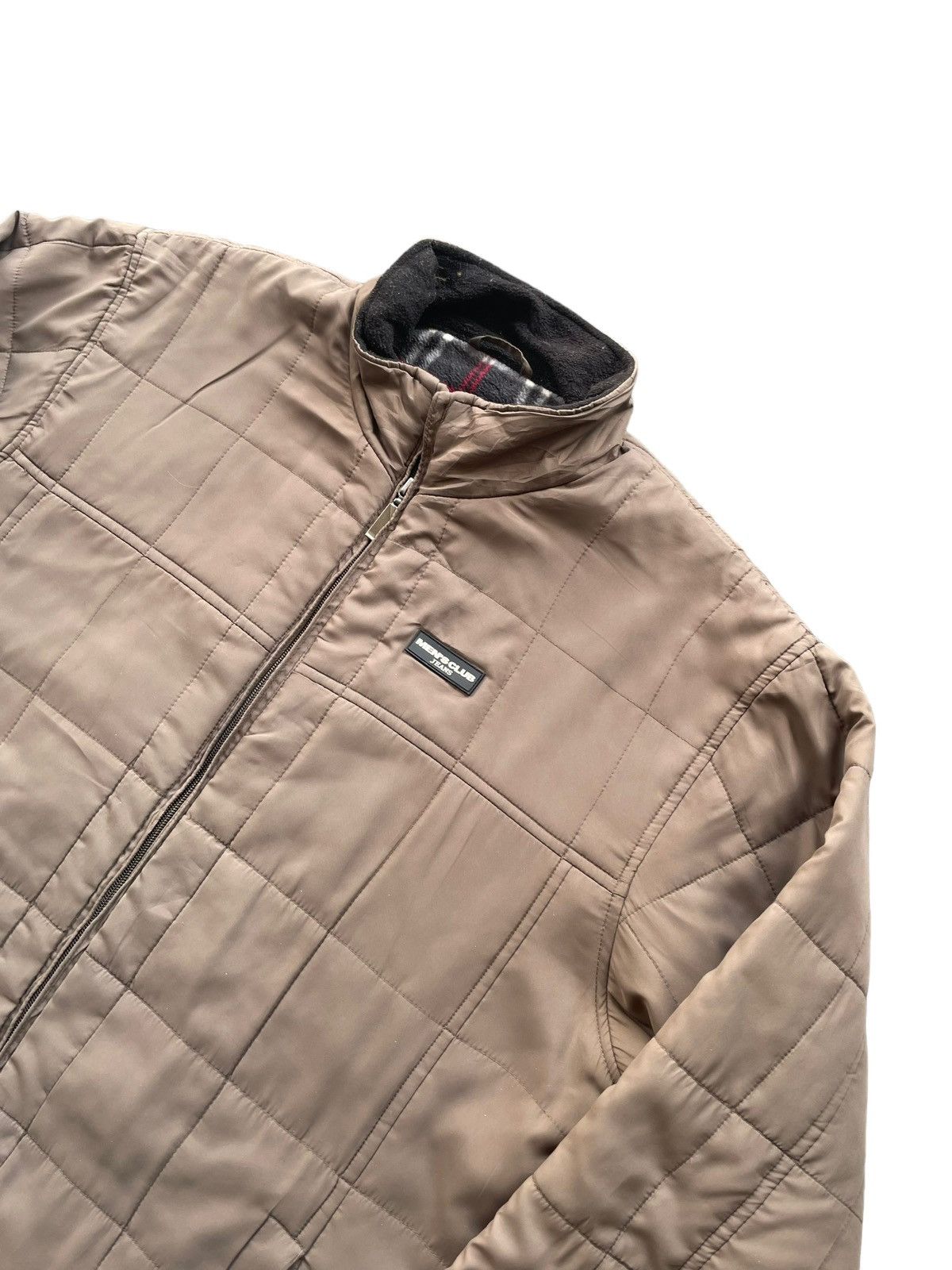 Japanese Brand Mens Club Jeans Quilted Jacket Size US L / EU 52-54 / 3 - 2 Thumbnail