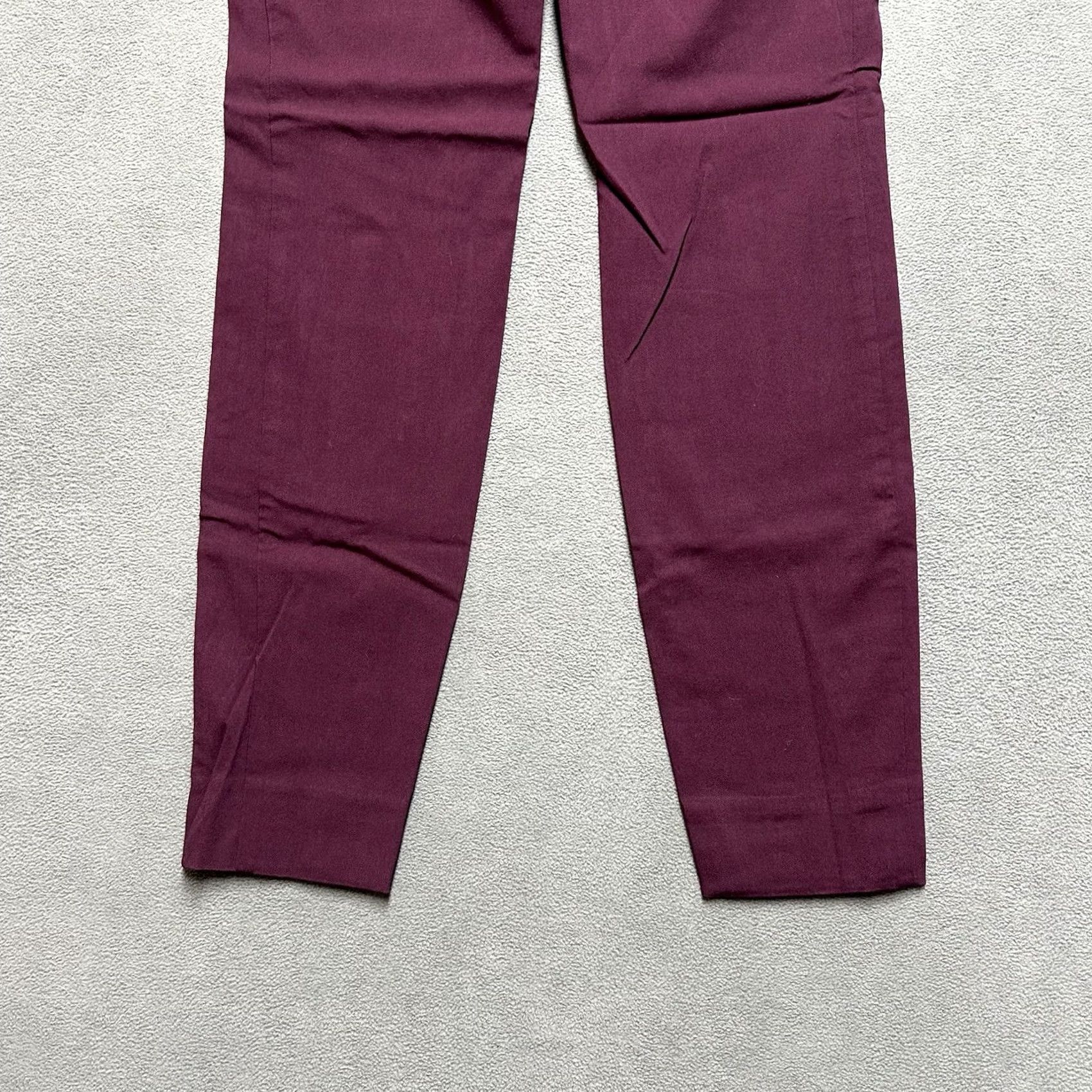 Vintage The Limited Red Dress Pants Womens 4R Slim Stretch Pockets Solid Flat Front Skinny Trousers Pants 4 Regular 30in Inseam Men? Womens Size 27" / US 4 / IT 40 - 6 Thumbnail