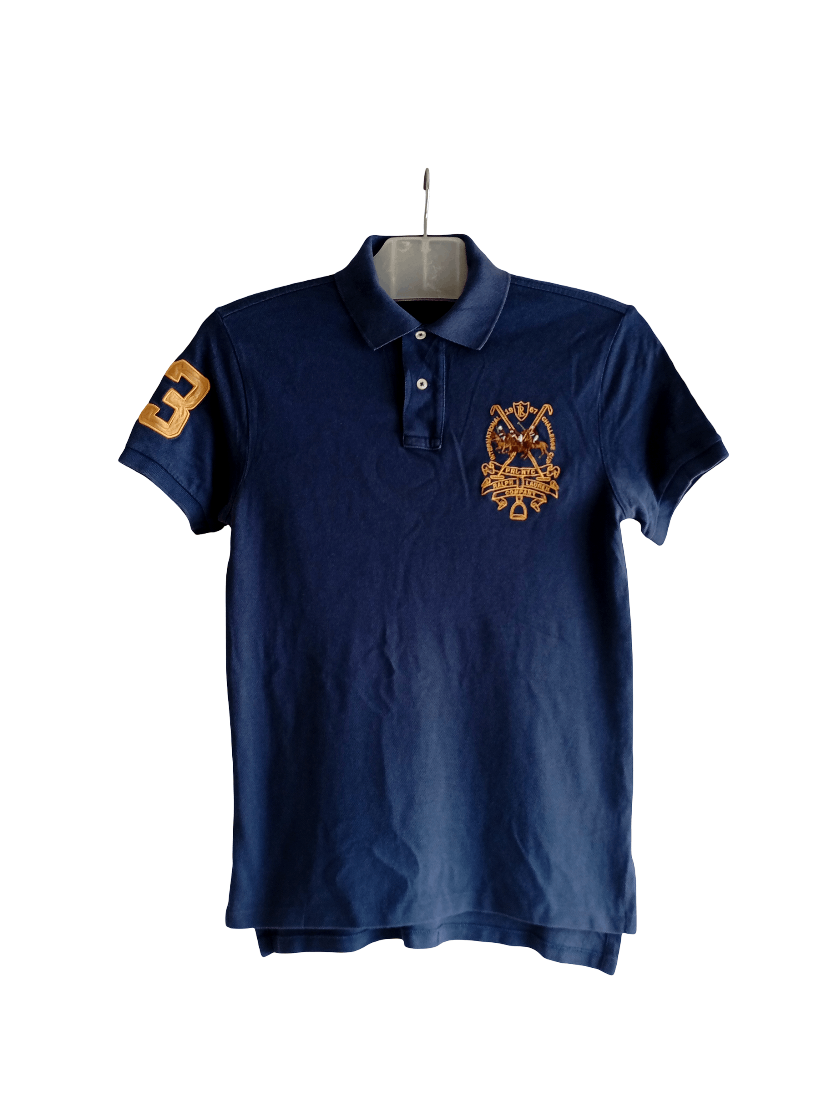 Polo Ralph Lauren Vintage Polo Ralph Lauren Big Pony #3 Tshirt Size US S / EU 44-46 / 1 - 1 Thumbnail
